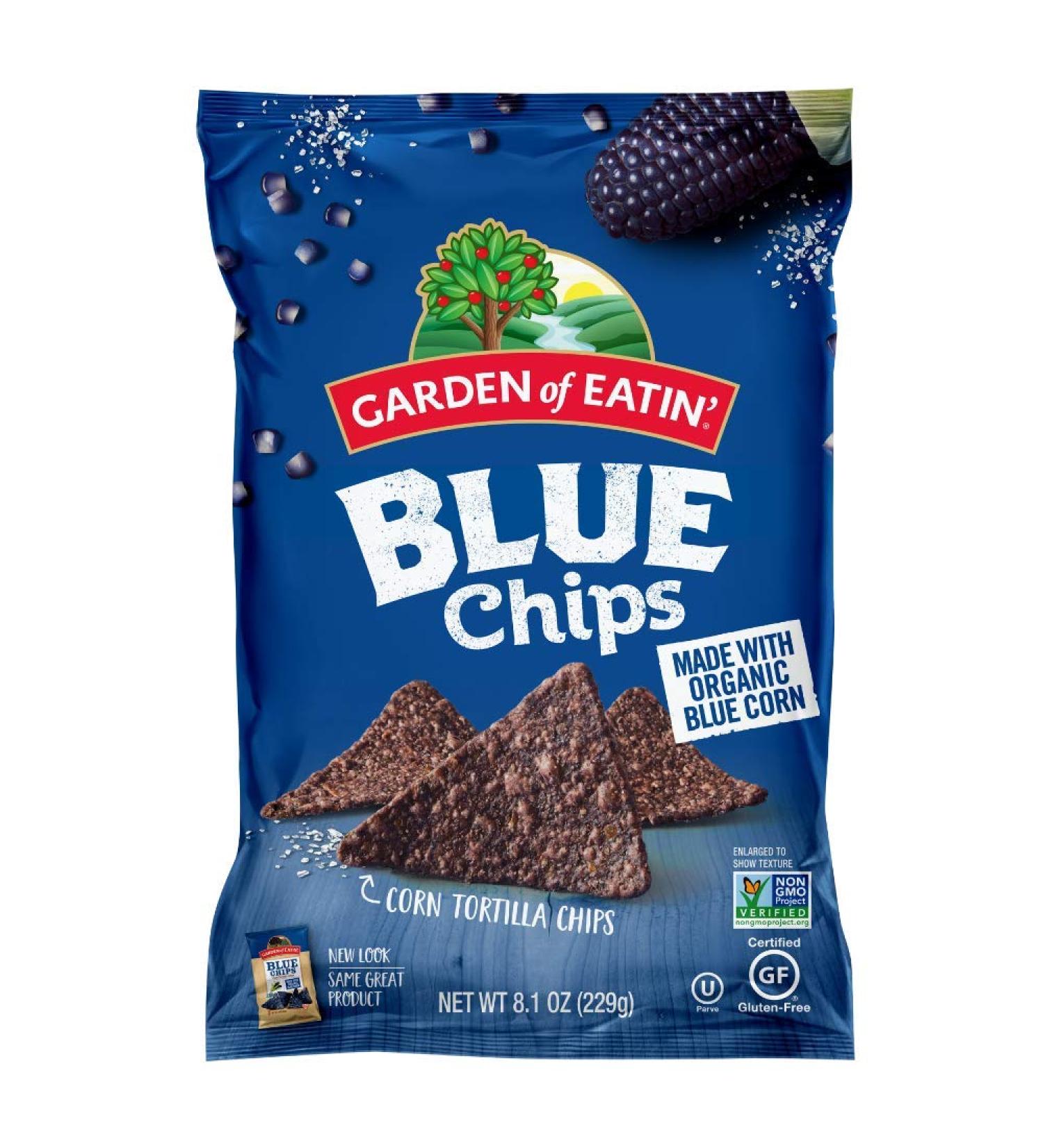 Garden of Eatin' Blue Corn Tortilla Chips - 8.1 oz (229g) - Gluten-Free Snack - Buy Online on GoSupps.com