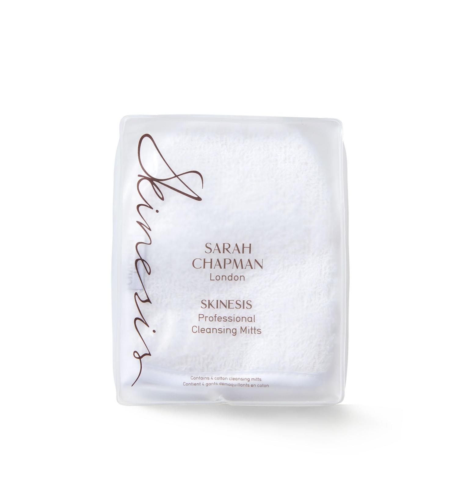 Cleansers by Sarah Chapman London Professional Cleansing Mitts x 4 - Buy Online on GoSupps.com