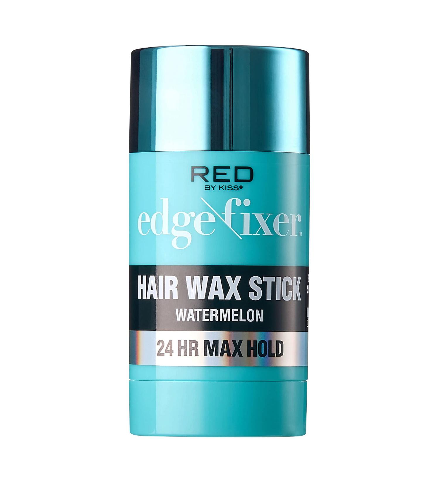 Red by Kiss Hair Wax Stick 24HR Max Hold Edge Fixer - Watermelon Scented Pomade for Non-Sticky, Non-Oily, Flake Free Hair Styling - Buy Online on GoSupps.com