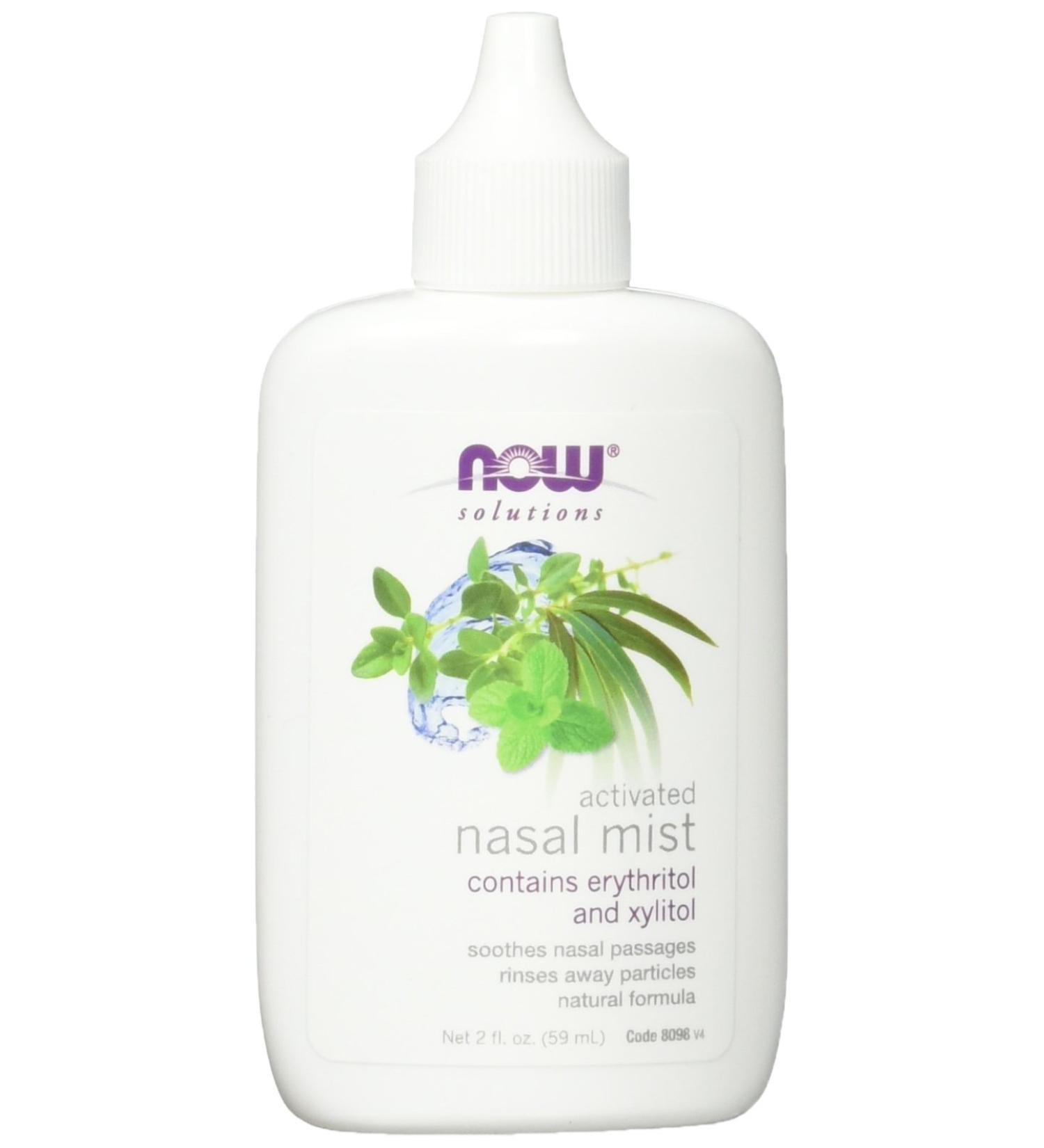 Now Foods Activated Nasal Mist 2oz - Pack of 2 | Fast Relief for Nasal Congestion - Buy Online on GoSupps.com