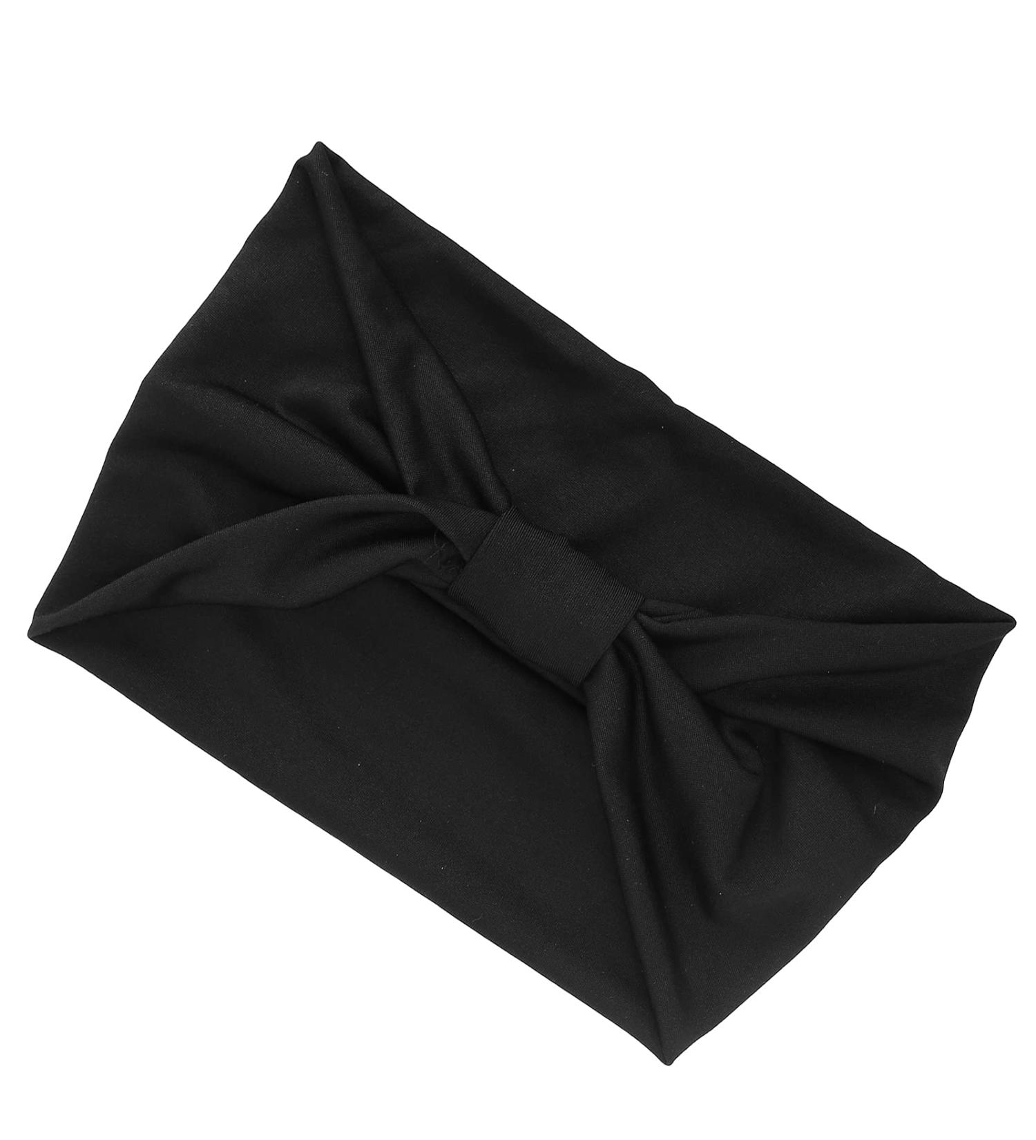 Twist Headbands Fabric Cross Twist Hair Band Knot Non-slip Stretchy Headband Women's Hair Band Accessories (Black) - Buy Online on GoSupps.com