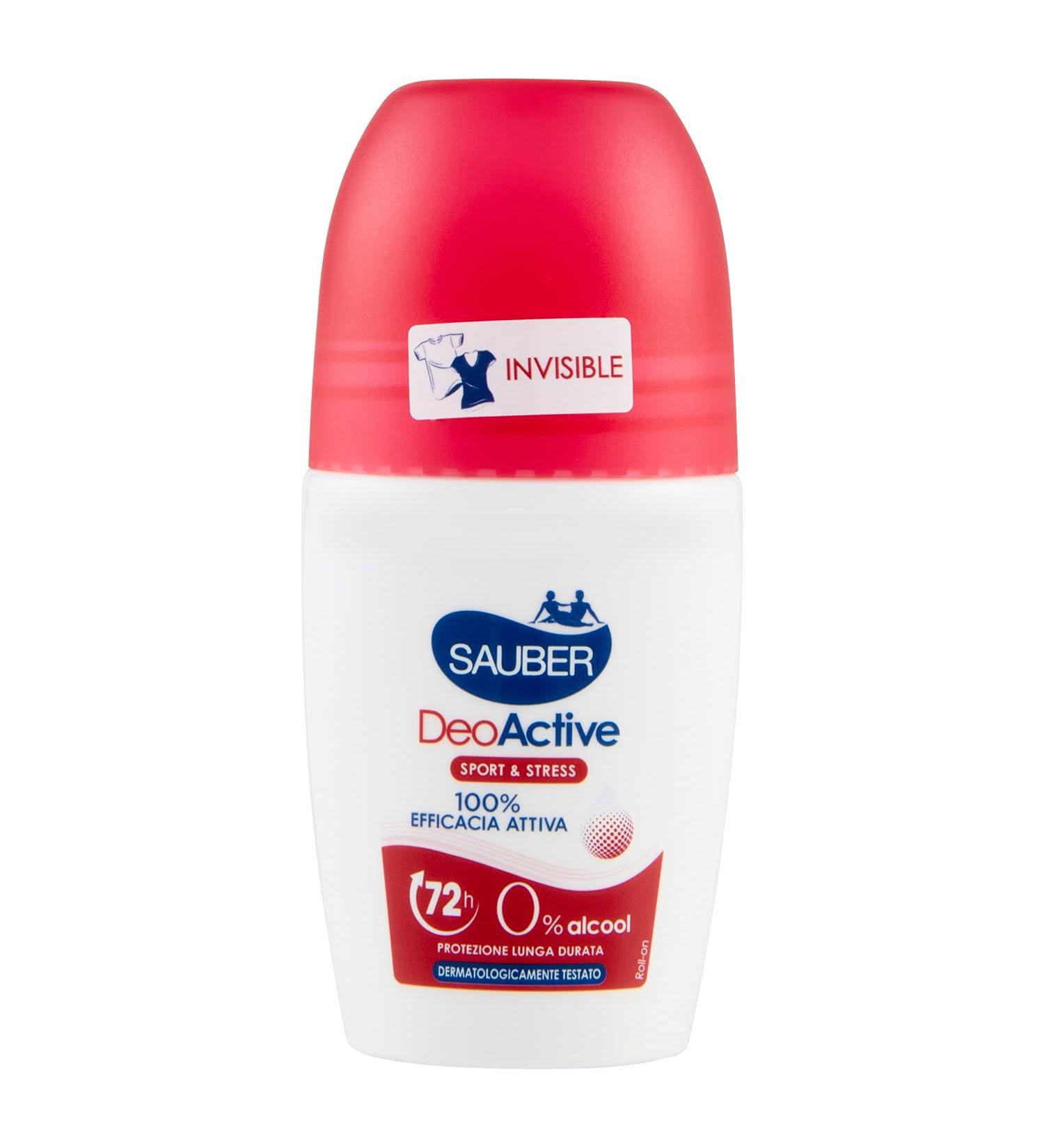Sauber Active Deo Roll On 50 Ml - Buy Online on GoSupps.com