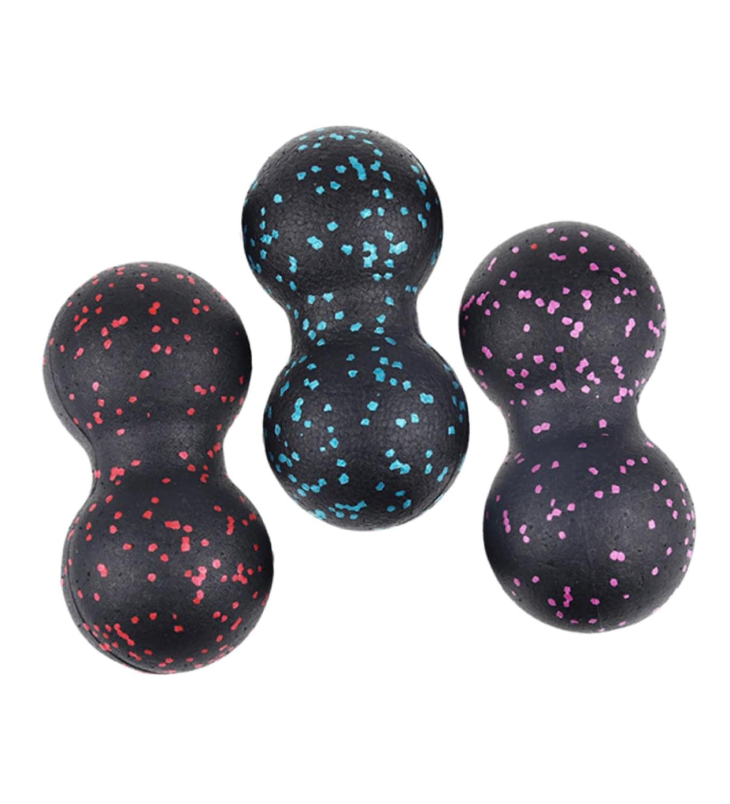 Buy Healeved 3-in-1 Peanut Massage Balls | Physiotherapy & Yoga Therapy | Spiky Roller for Foot & Sports Fitness - International Shipping - Buy Online on GoSupps.com