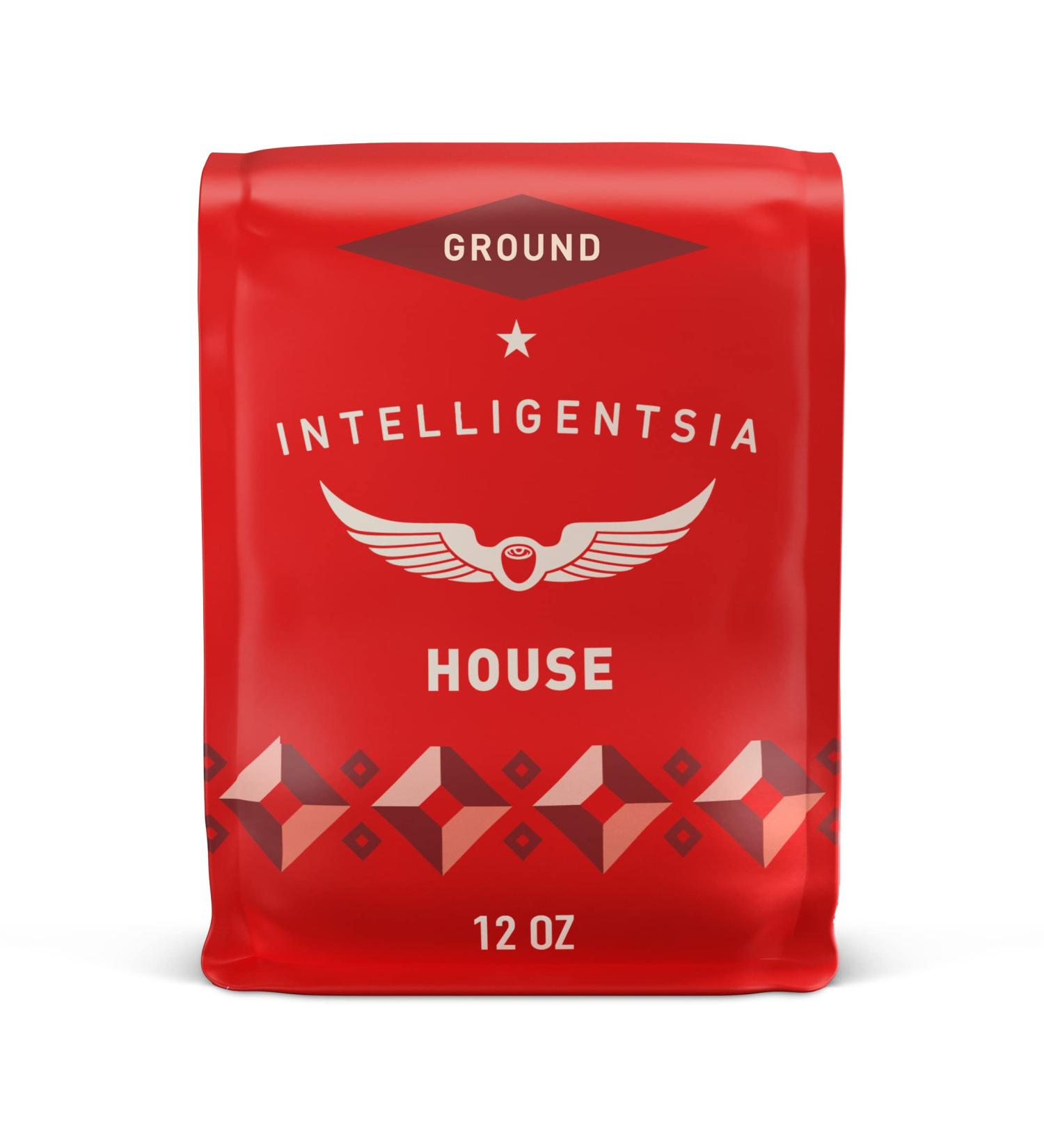 Intelligentsia Coffee House Blend Light Roast Ground Coffee 12oz Bag | Milk Chocolate, Citrus, Apple | Packaging May Vary - Buy Online on GoSupps.com