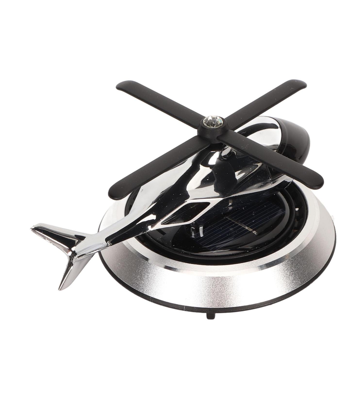 Buy Solar Car Freshener - Stylish Helicopter Design Lightweight & Solar-Powered Air Freshener (Silver) - International Shipping Available - Buy Online on GoSupps.com
