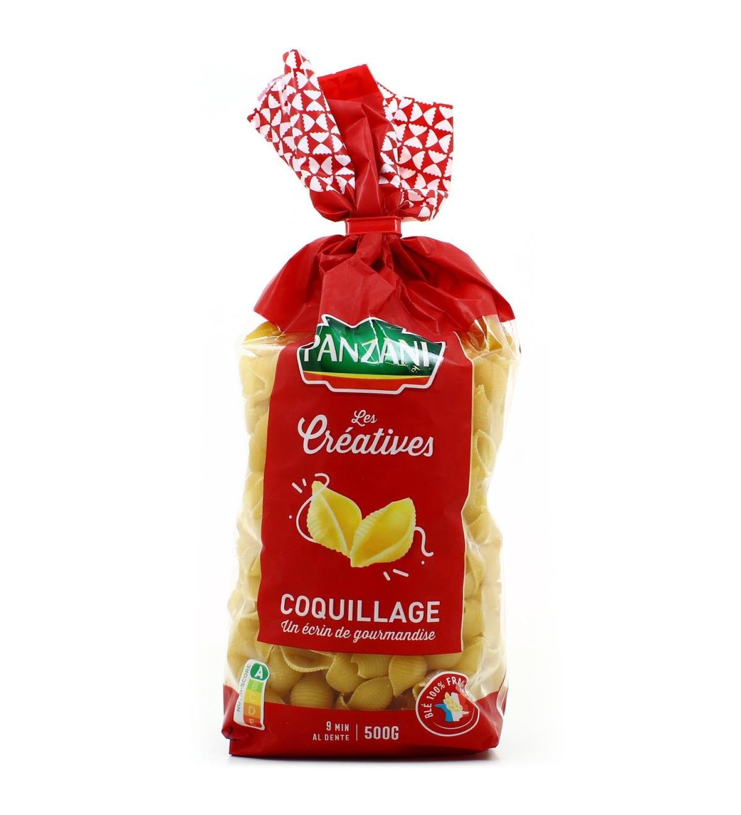 G n rique PANZANI - Panzani Shell-Shaped Fancy Paste 500g - 500g - Pack of 4 - Sold in Packs