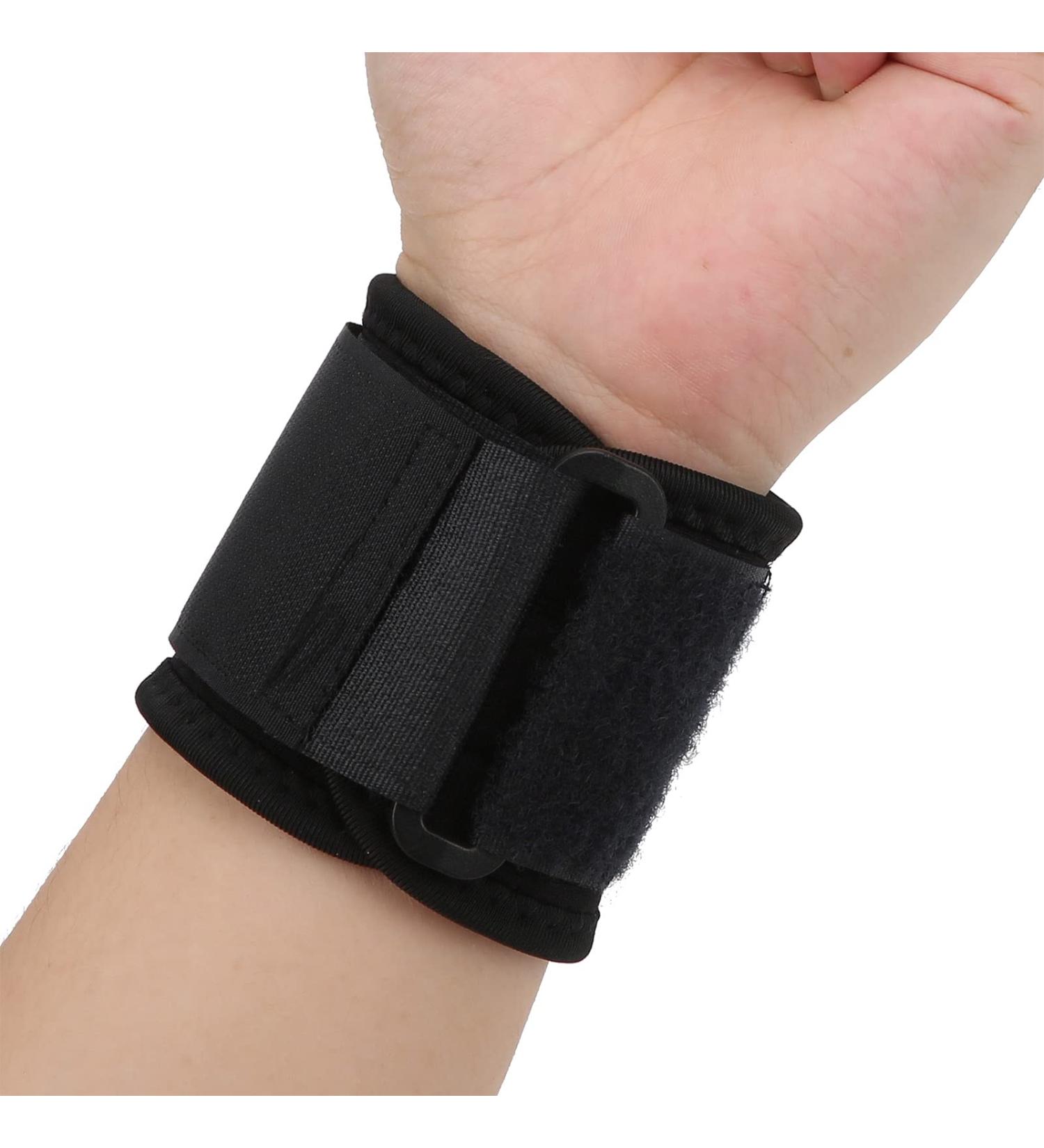 Milltrip Compression Wrist Brace - Sports Wrist Wrap for Men & Women | Strain Relief Wrist Support (Black - Buy Online on GoSupps.com