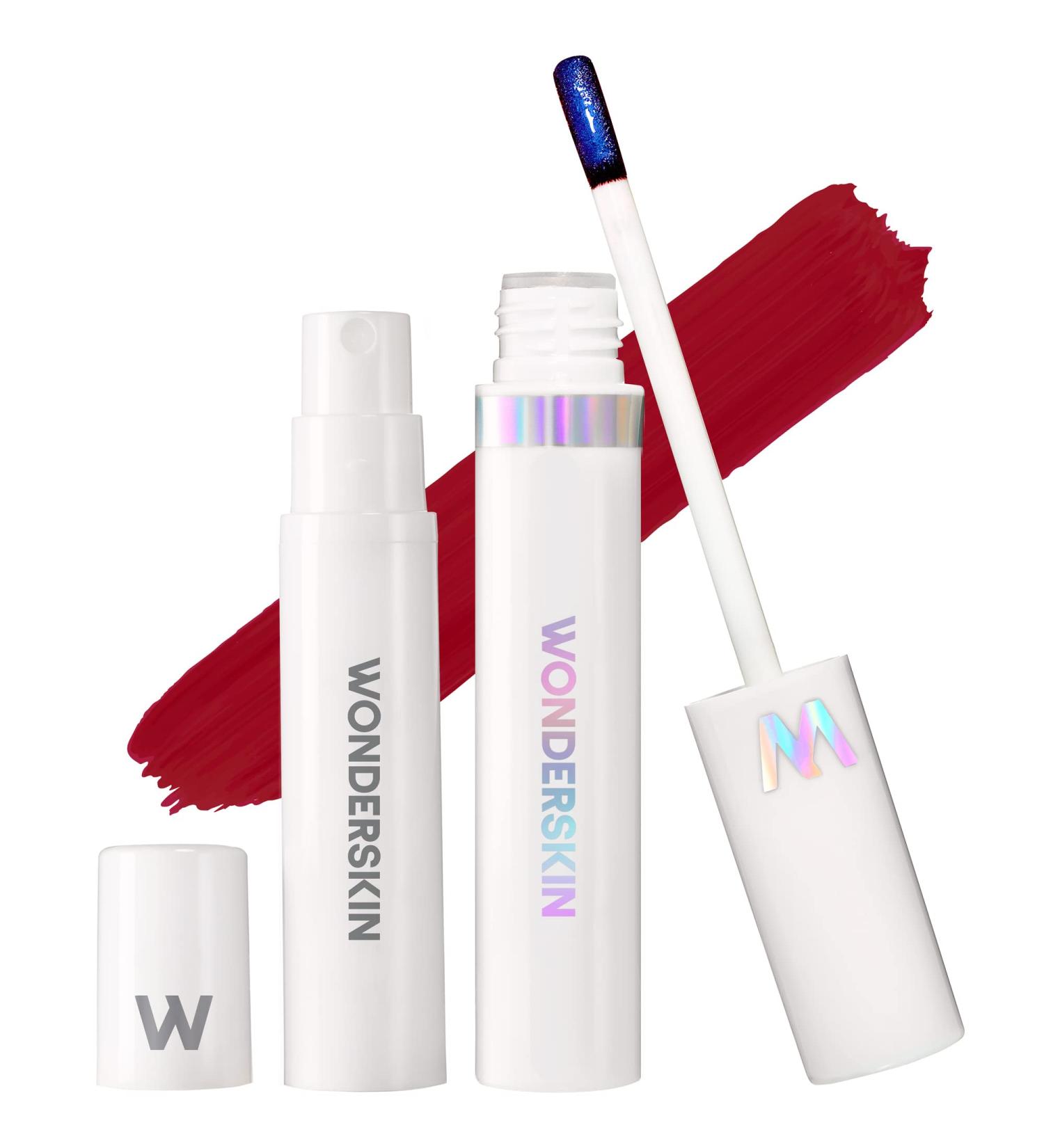 Wonderskin Divine Wonder Blading Peel and Reveal Lip Stain Kit - Nude Long Lasting Waterproof Lip Stain - Transfer Proof Pink Tint - Divine Kit - Buy Online on GoSupps.com