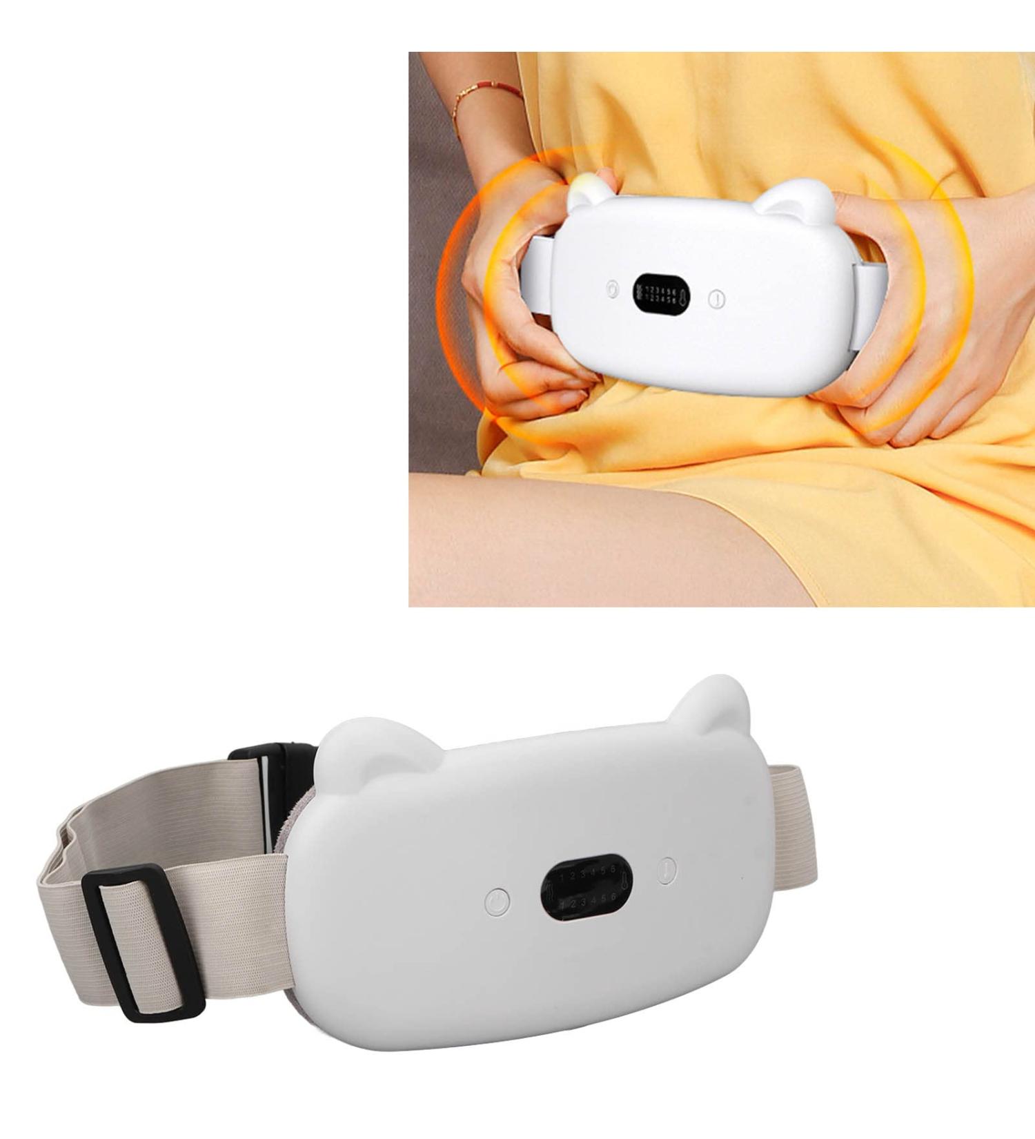 Portable USB Heating Pillows for Cramps & Back Pain | Adjustable Hot Compress & Vibration Relief | Ideal Gifts for Women & Girls - Buy Online on GoSupps.com