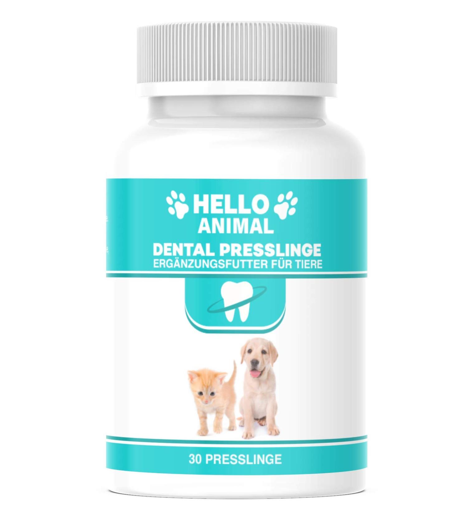 HelloAnimal Dental Pressing for Dogs & Cats | Tartar Remover & Dental Care Treats | Freshens Breath & Cleans Teeth - Buy Online on GoSupps.com