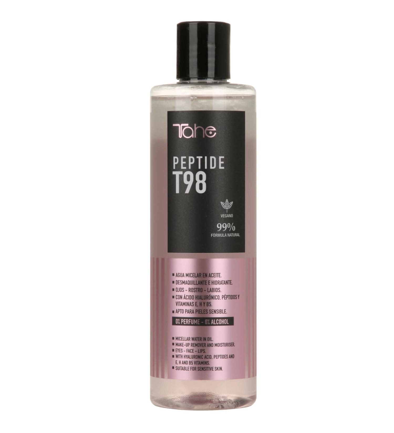 Tahe Peptide T98 Eyes Micellar Water in Oil for Face Eyes and Lips 300 ml - Buy Online on GoSupps.com