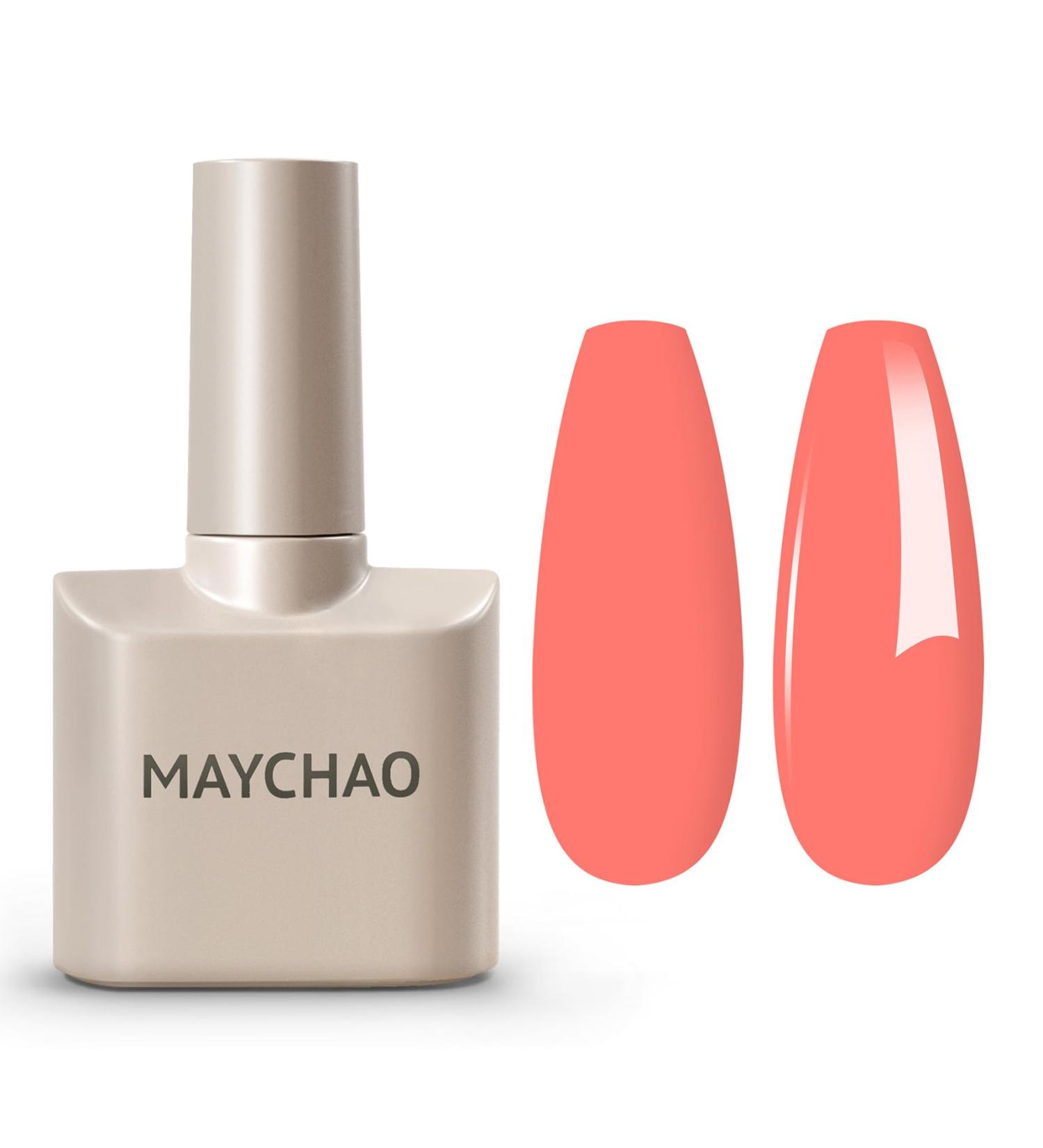 MAYCHAO 15ML Gel Nail Polish 1Pc Carrot Gel Polish Soak Off UV LED Nail Polish Nail Art Starter Manicure Salon DIY at Home 0.5 OZ - Buy Online on GoSupps.com