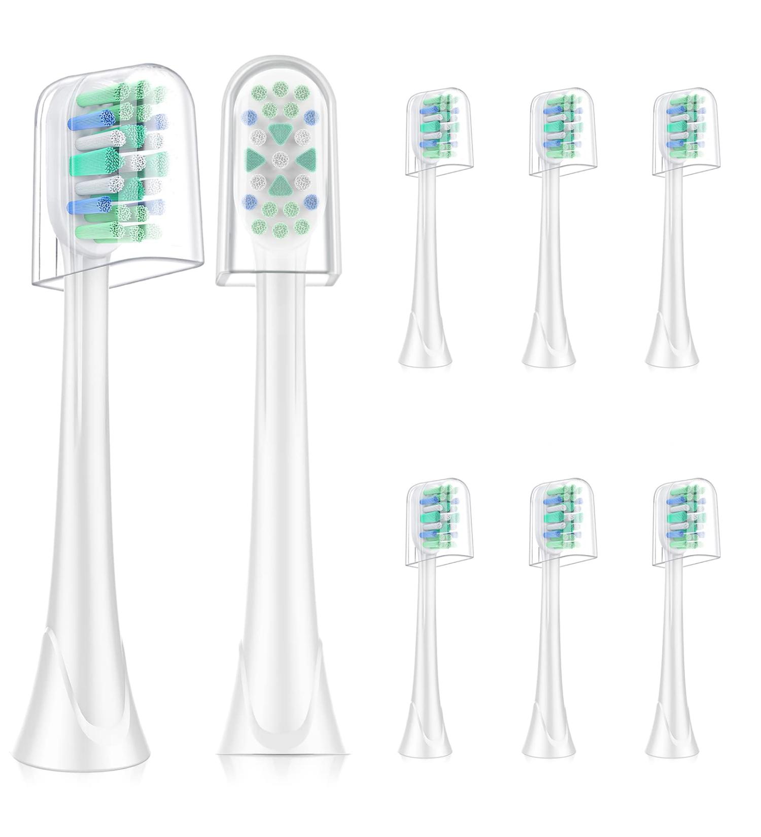 8 Pack Sonicare Compatible Toothbrush Replacement Heads for HX3/6/9 4100 5100 6100 9900 - Buy Online on GoSupps.com