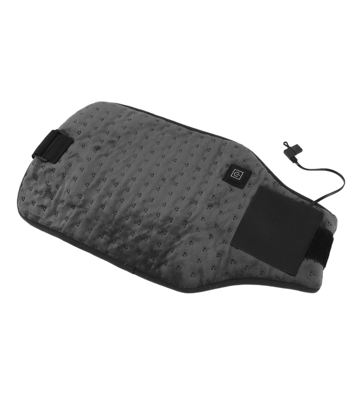 USB Heated Waist Wrap - Adjustable Temperature Heating Pad for Fast Relief | Foldable & Portable | Ideal for Office Use (Dark Gray) - Buy Online on GoSupps.com