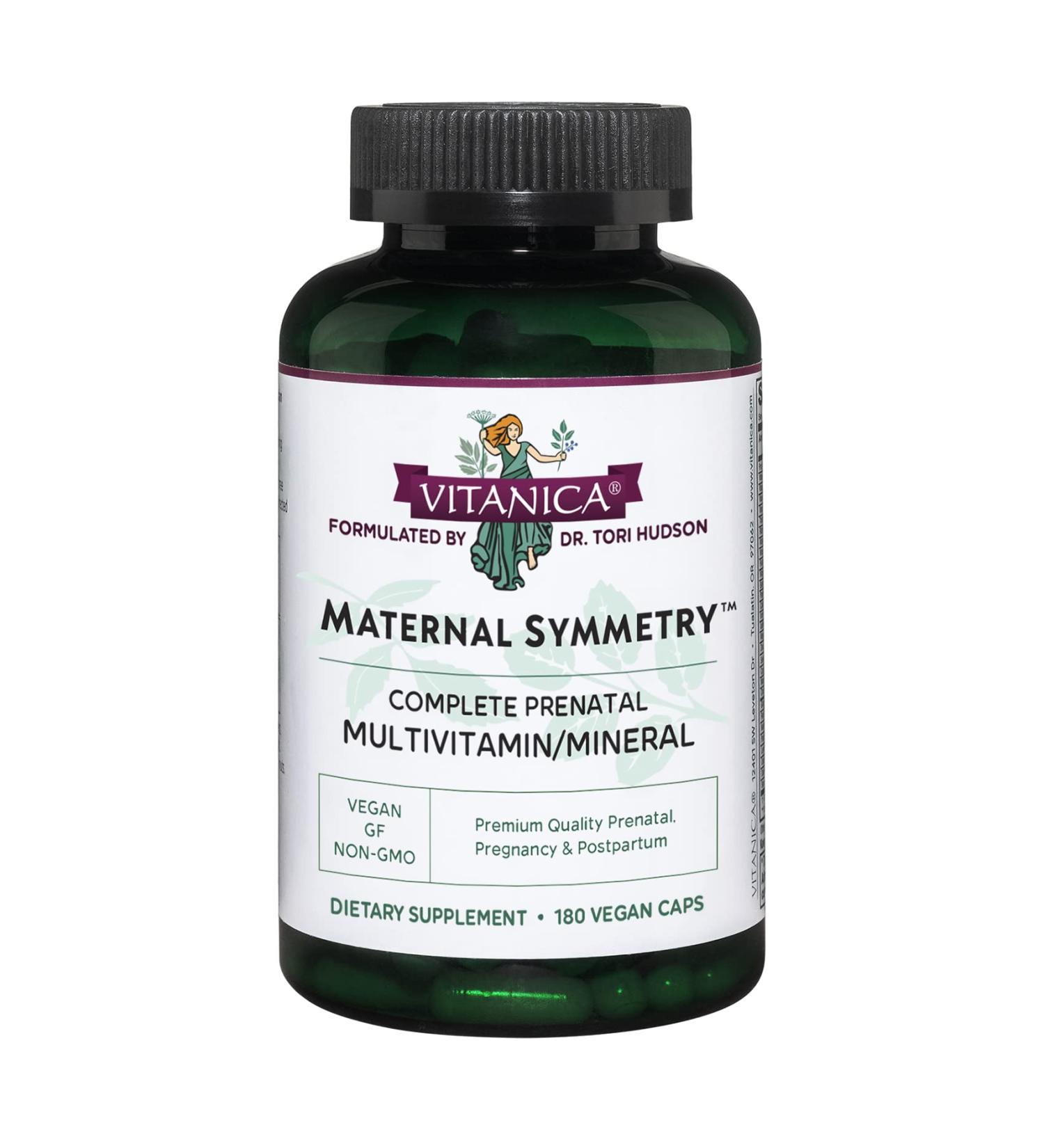 Vitanica Maternal Symmetry Prenatal & Postnatal Vitamins - Vegan, 180 Capsules - Buy Online on GoSupps.com