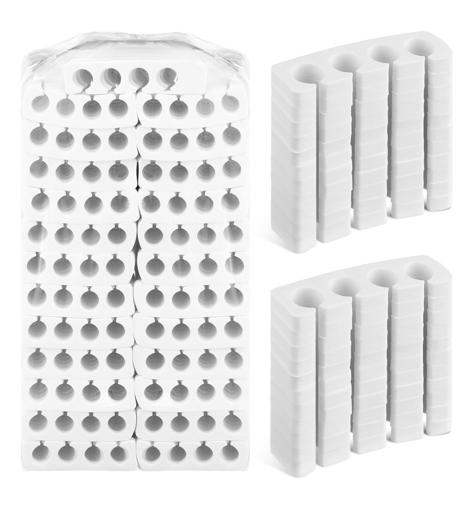 Pedicure Toe Separators - 300 Pcs Bulk Nail Polish Separators for Men Women - Comfy Soft Pedicure Supplies in White - Buy Online on GoSupps.com