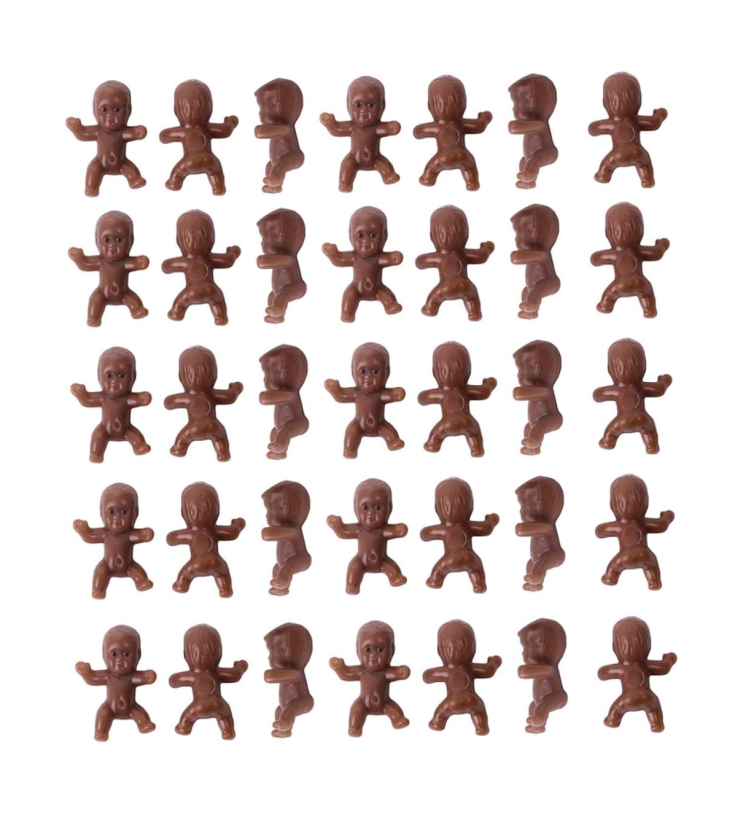 100pcs Miniature Dolls Ice Cube Game - Birthday Decorations & Party Supplies for Kids | Playset Decor 2.5CM - Buy Online on GoSupps.com