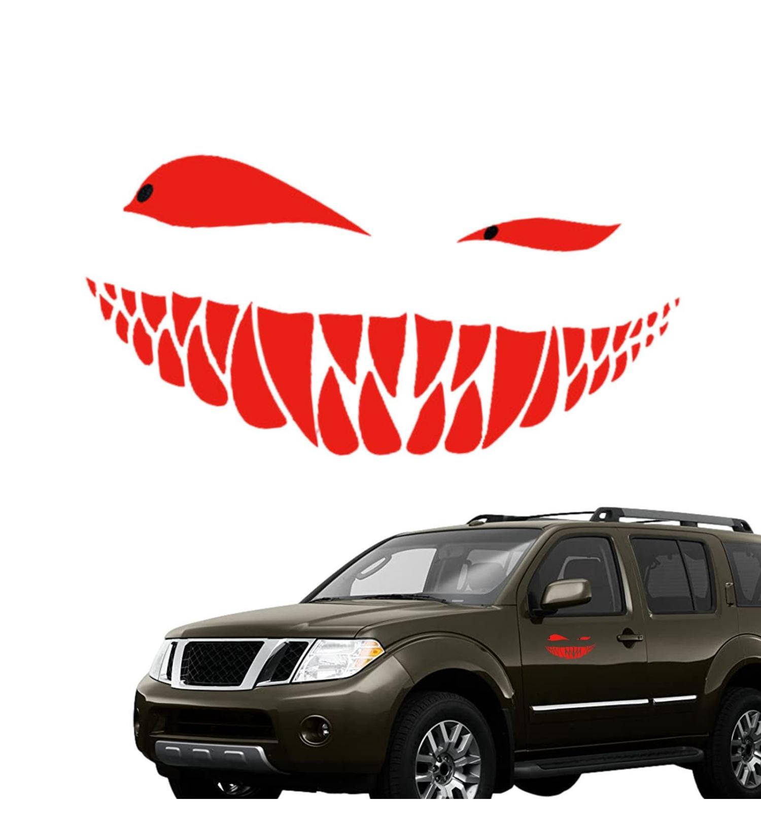 Buy Devil's Skew Eye Auto Sticker | Funny Reflective Car Sticker for Motorcycles | Self-Adhesive Lambo Red Car Accessories - Buy Online on GoSupps.com