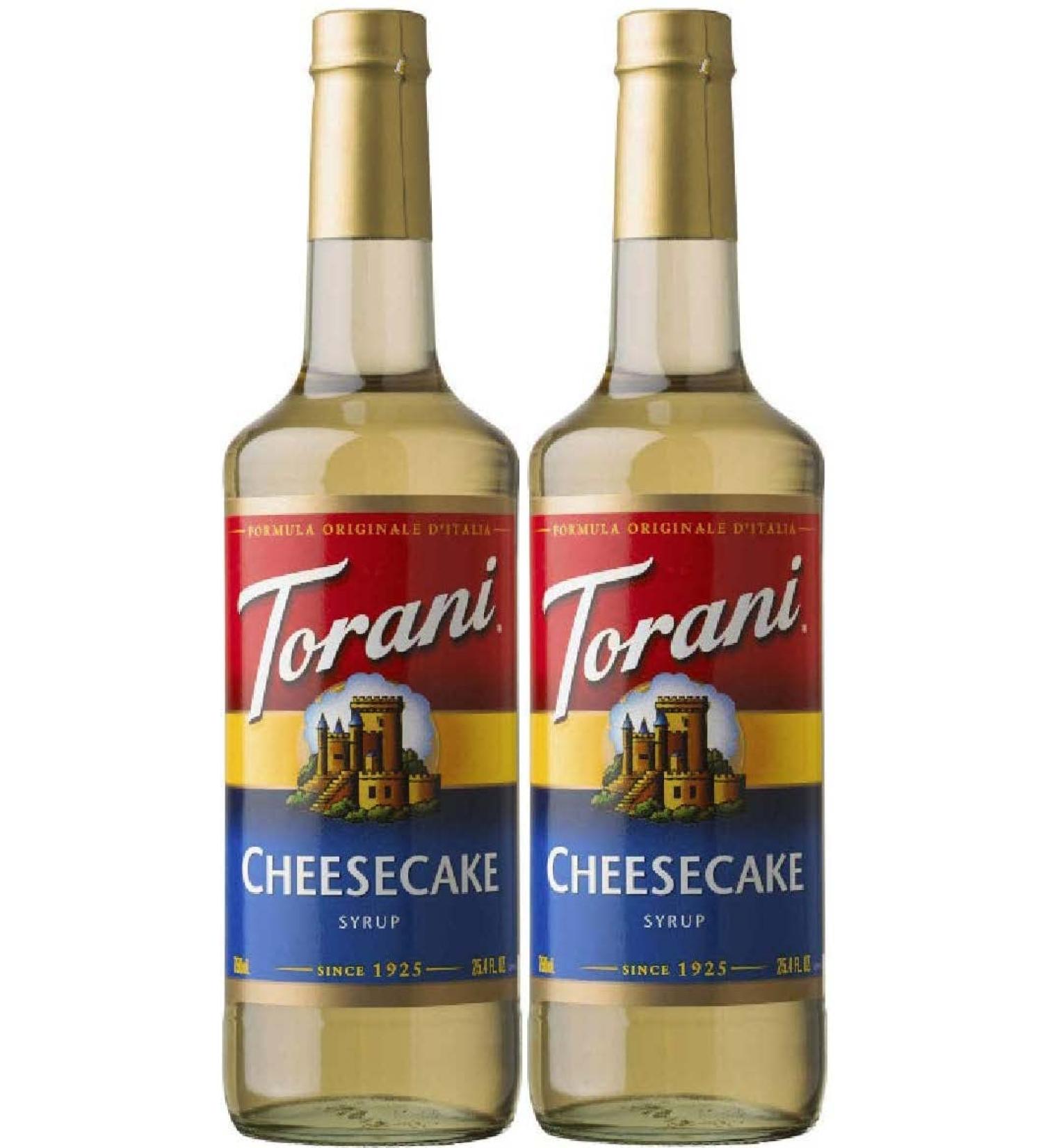 Torani Cheesecake Syrup 750ml 2 Pack - Buy Online on GoSupps.com
