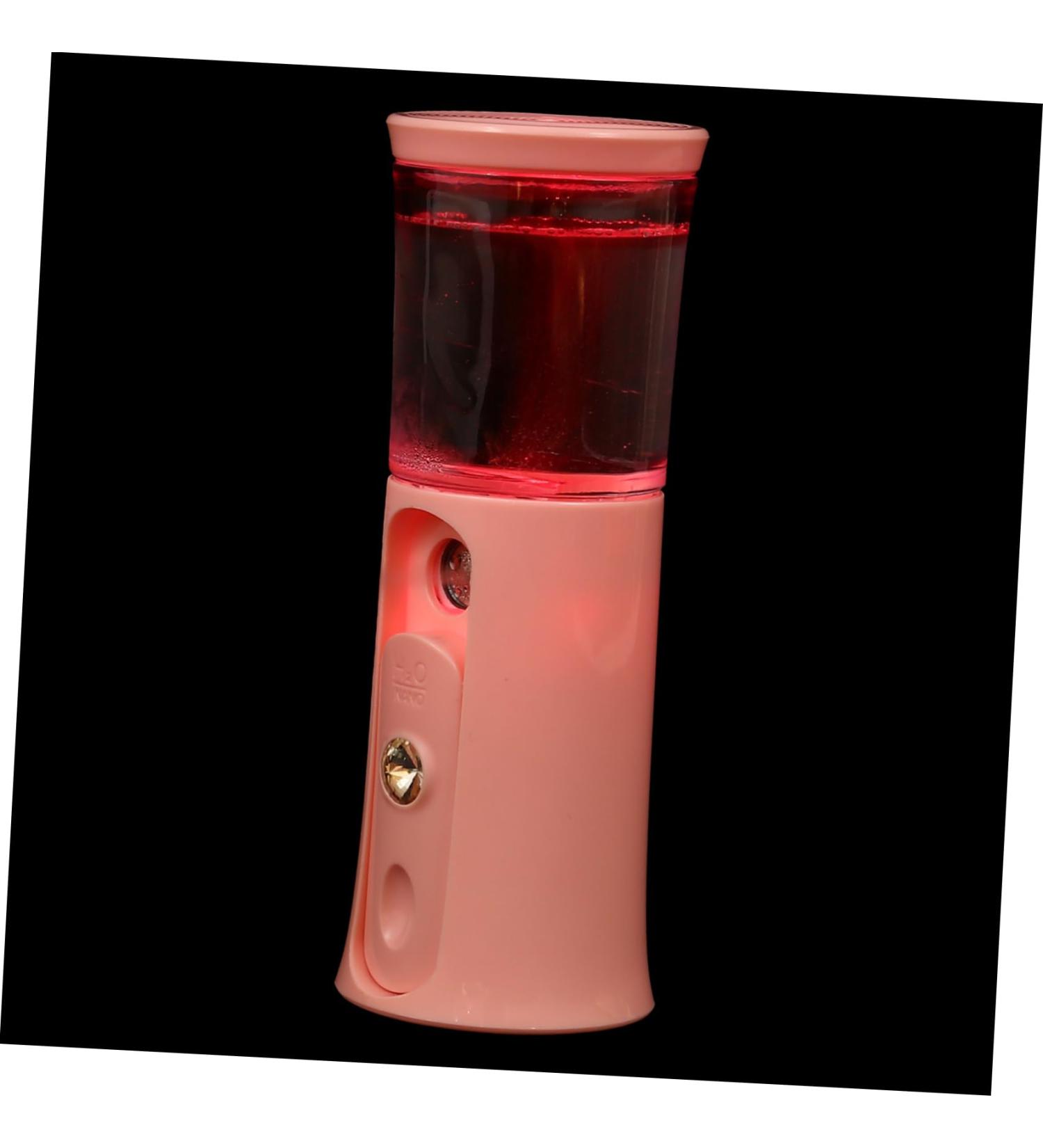 CANIGHT 1 Set Hydrating Instrument Facial Mist Spray Device Face Mini Face Humidifier Pink Abs 12X4.5X4.3cm - Buy Online on GoSupps.com