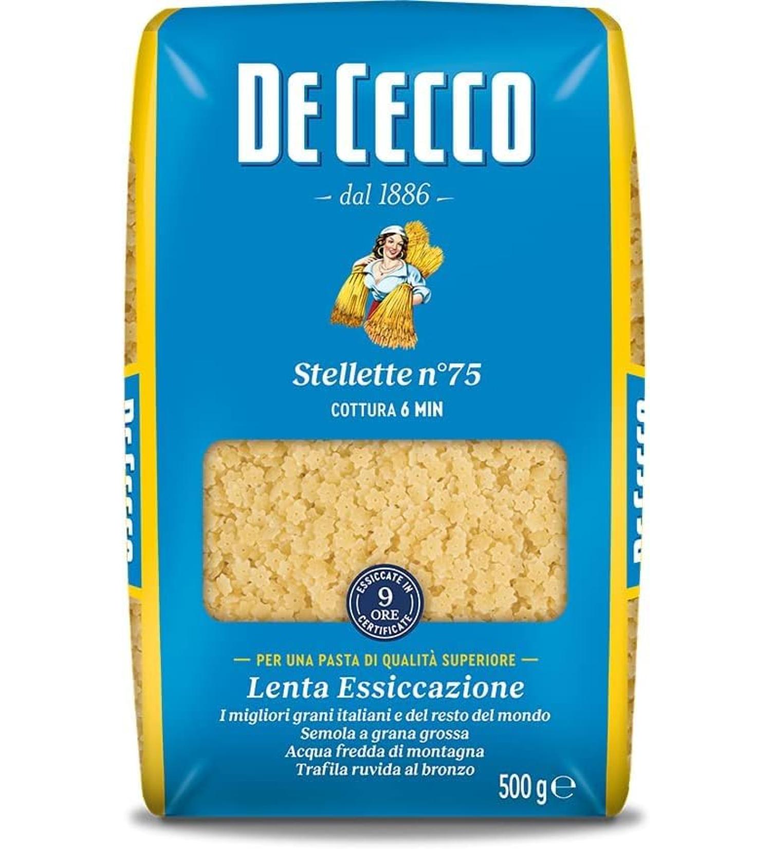 5X De Cecco Stars (5 Packs of 500 g) 2.5 kg - Buy Online on GoSupps.com