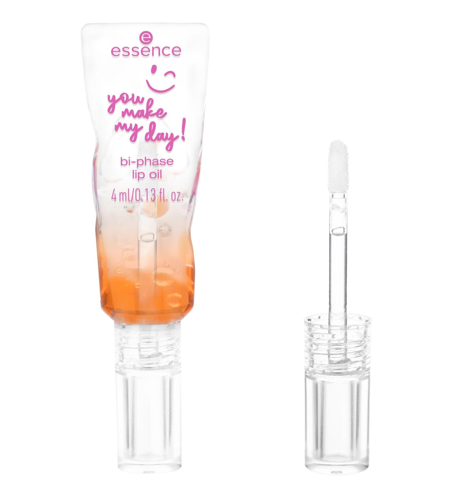 Essence Cosmetics Lip Oil Two-Phase Protective Radiant Dew Feel Translucent (2 ml) - Buy Online on GoSupps.com