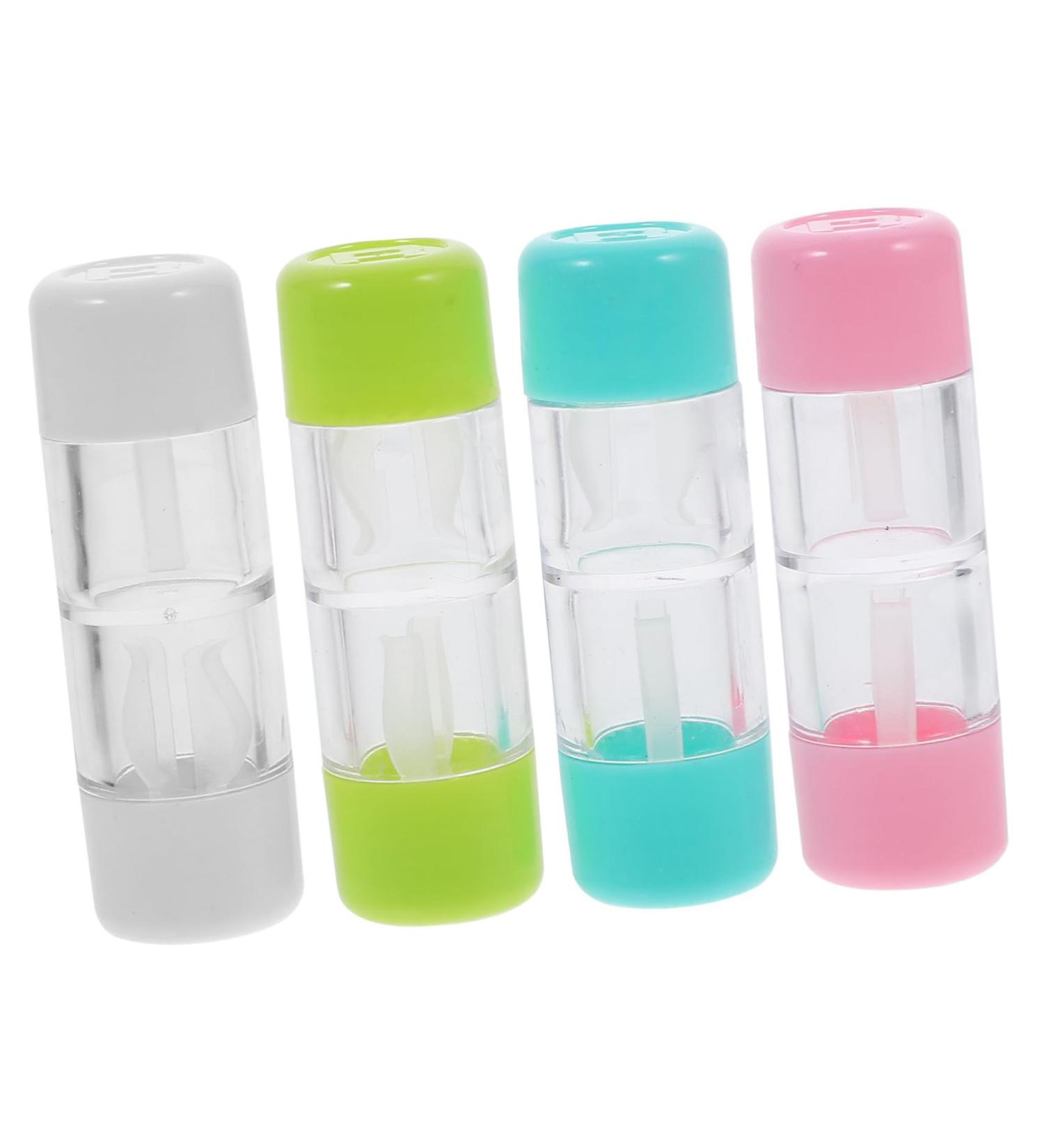 HEALVIAN 8 STK Contact Lens Containers | Eye Lens Storage Box with Rigid Mirror & Colored Lens Holders | Durable Glasses Case for Safe Lens Soaking - Buy Online on GoSupps.com