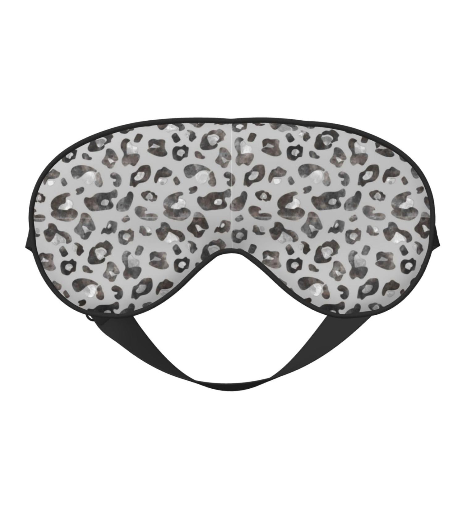 Shop Wild Animal Leopard Print Sleep Eye Mask - Soft Eye Cover for Night Sleeping & Travel - International Shipping Available - Buy Online on GoSupps.com