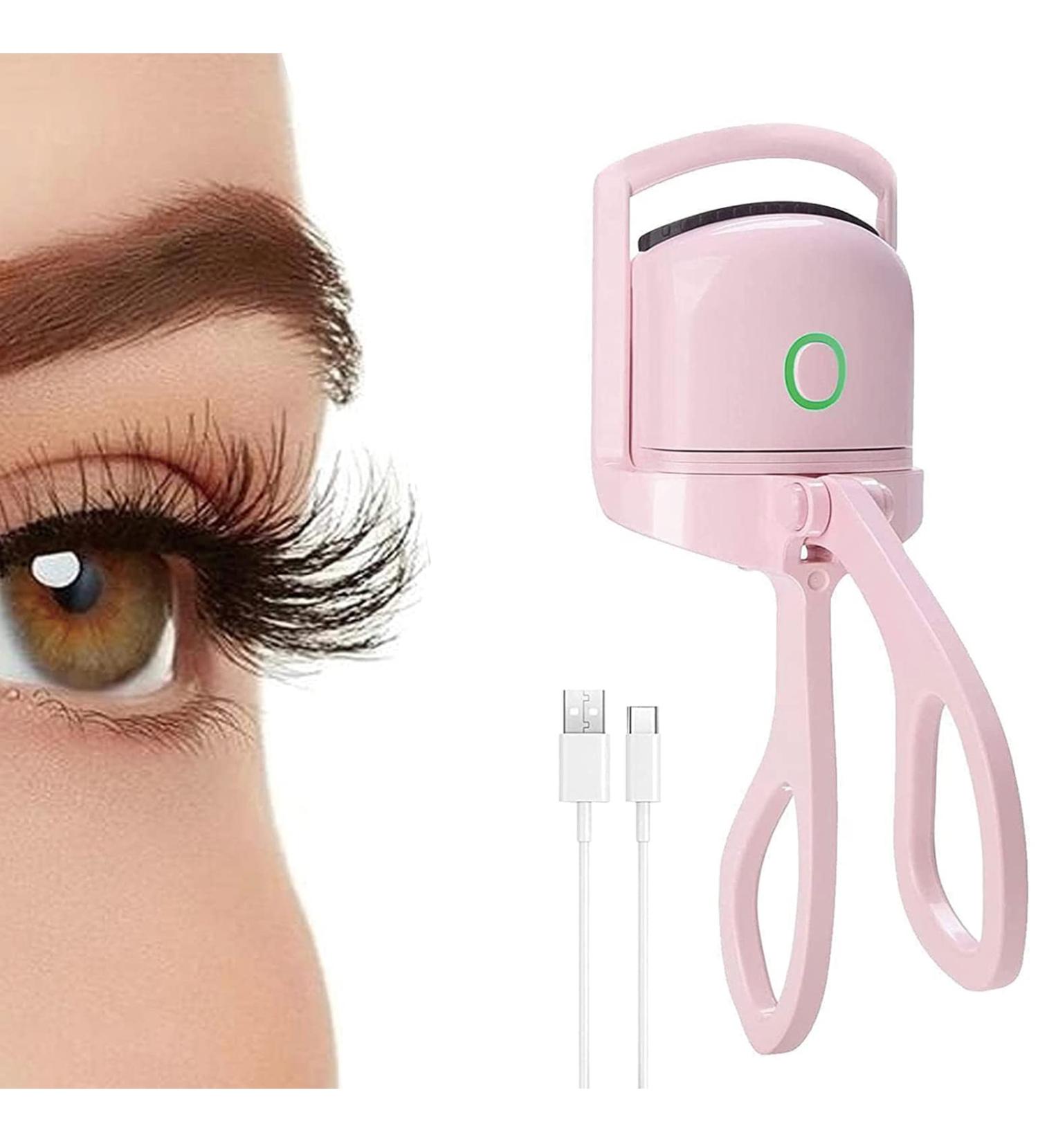 Electric Heated Eyelash Curler - Pink | Long-lasting Curls | Fast Heating Technology - Buy Online on GoSupps.com