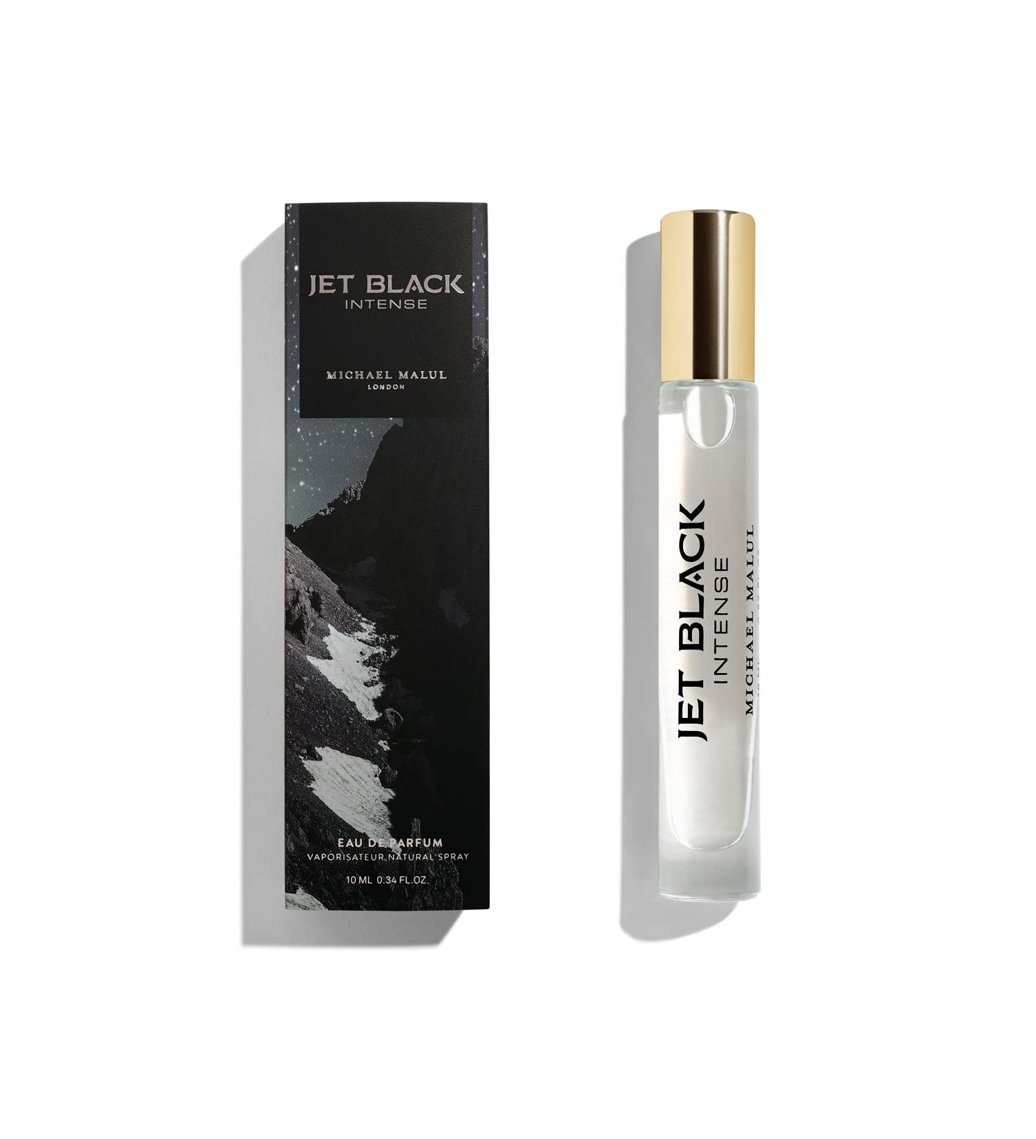 Michael Malul Jet Black Intense Eau de Parfum for Men - 10ml Travel Size 0.3 Fl Oz (Pack of 1) - Buy Online on GoSupps.com