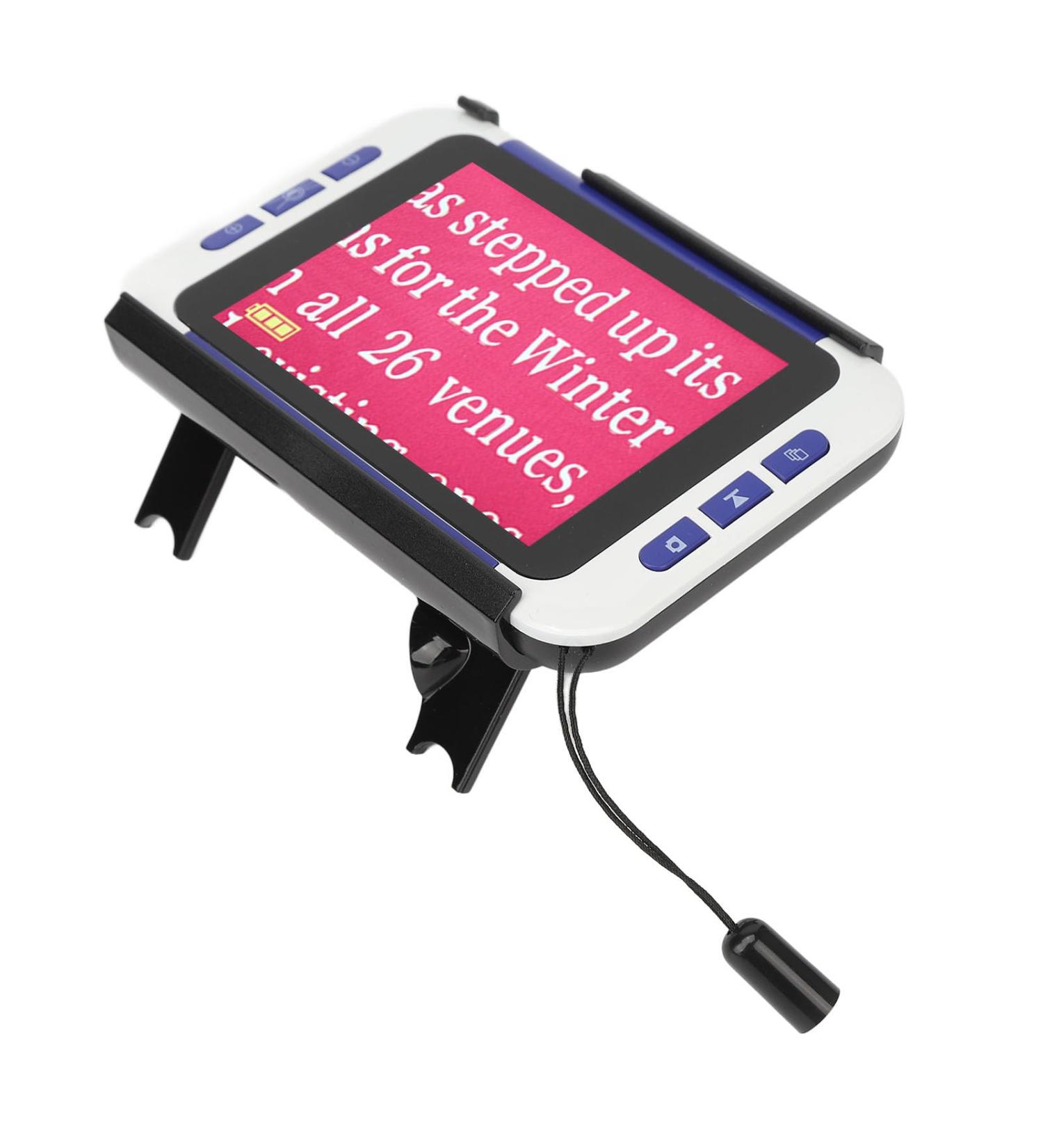 5-Inch Digital Video Glasses for Seniors - 2-48x Magnification Color-Adjustable Portable & Ideal for Visually Impaired | Amblyopia Solution (EU) - Buy Online on GoSupps.com