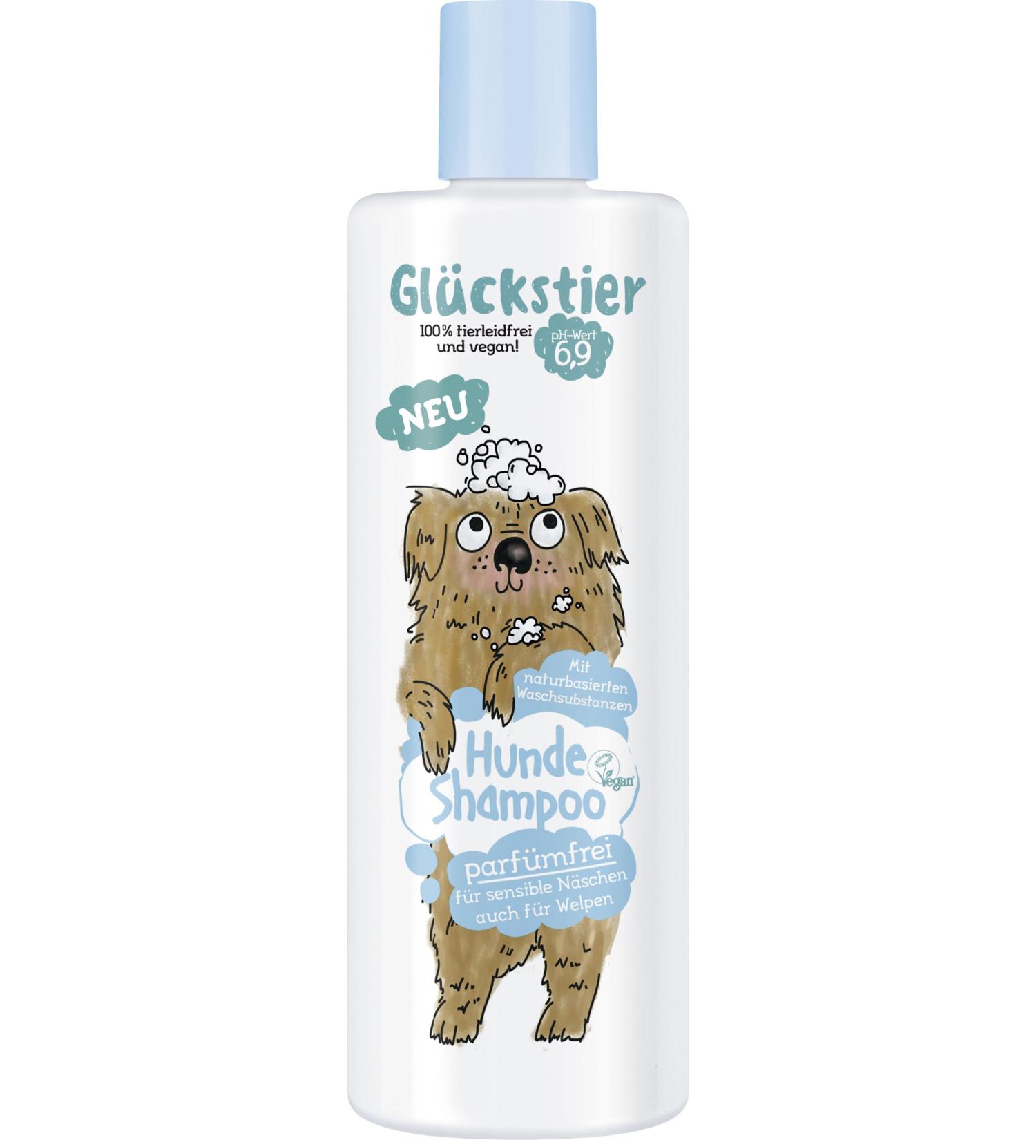 Gl ckstier Puppy Shampoo 250ml | Perfume-Free Formula for Sensitive Dog Noses | Ideal for Puppies - Buy Online on GoSupps.com