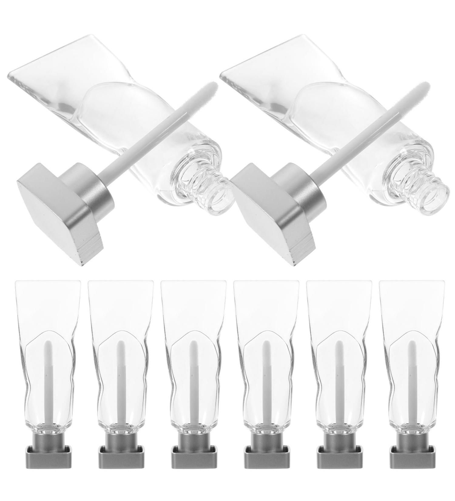 CLISPEED Tubes de Brillant L vres Vides 4 Ml de Dentifrice 8 Pi ces Contenants Rechargeables Transparents pour Soin des L vres Flacons Portables Anti-Fuites pour Voyages et - Buy Online on GoSupps.com