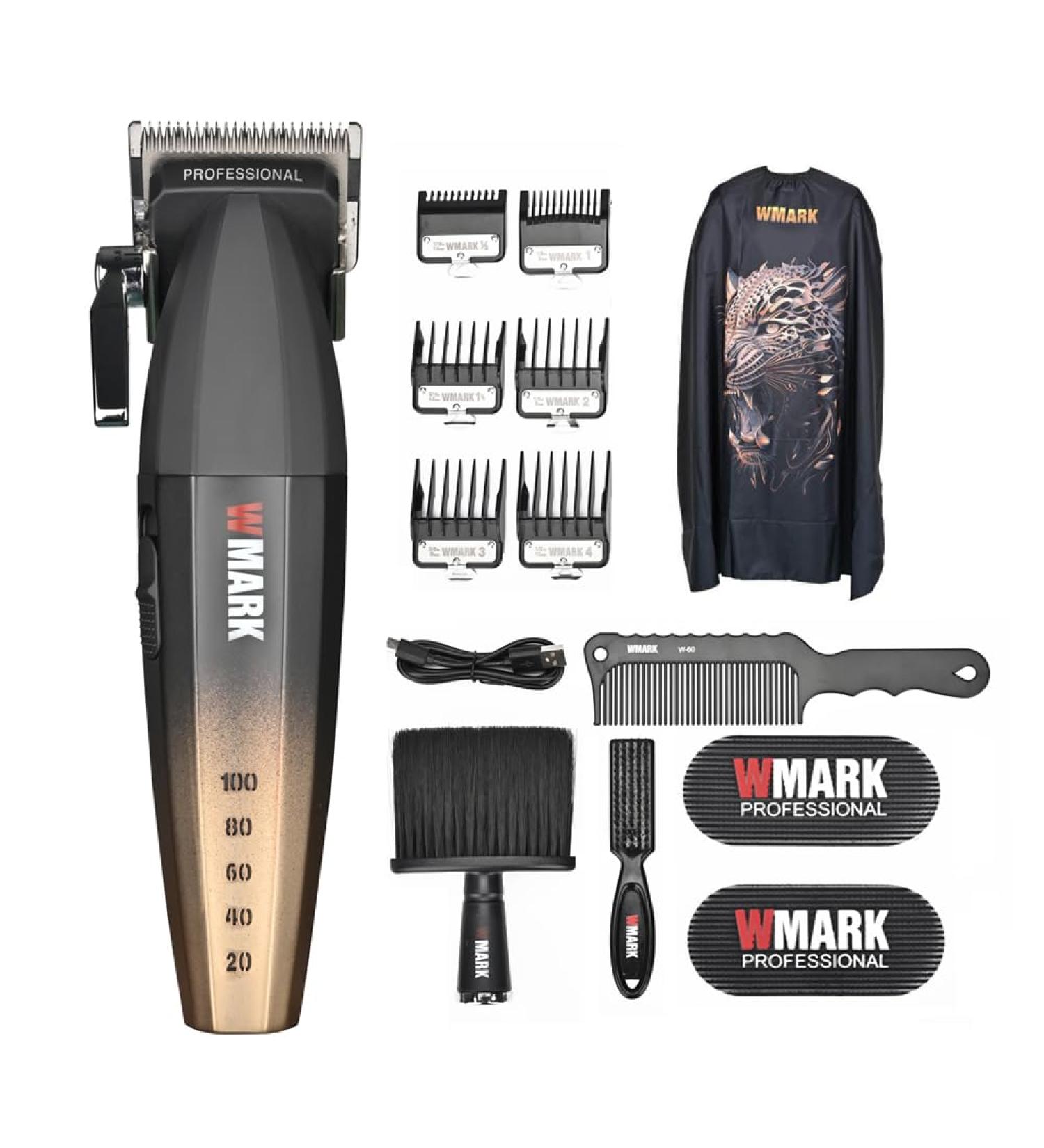 Audoc Professional Full Metal Body Digital Brushless Motor Cordless Hair Trimmer for Men 9000RPM Barber Clipper Hair Trimmer for Salon Mens Hair Clippers with Magnetic Motors - Buy Online on GoSupps.com