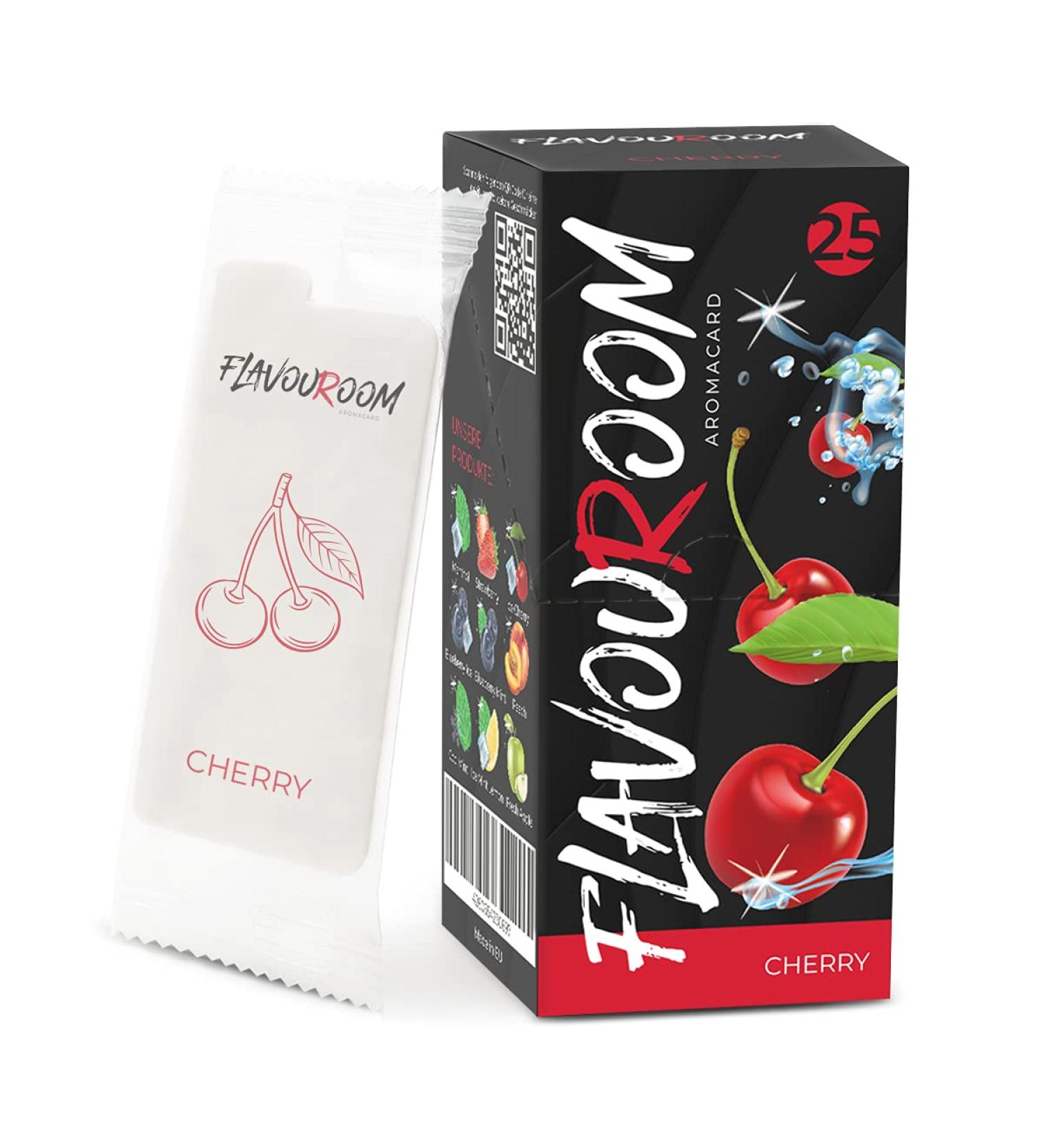 Flavouroom Premium 25 Set | Cherry Map Aroma Cards | Unforgettable Flavor & Taste | Includes Hash Storage for Cherry Leaves - Buy Online on GoSupps.com