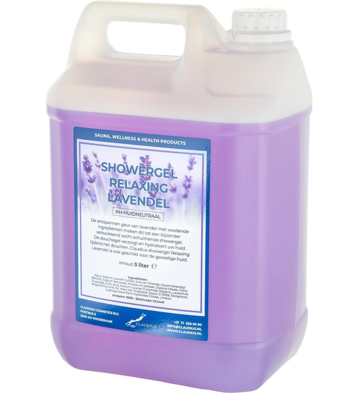 Claudius Shower Gel Relaxing Lavender 5 liters Shower gel