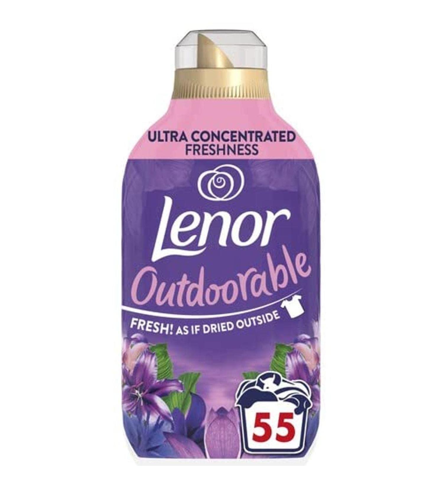 Lenor Outdoorable Fabric Conditioner 55 Washes 770ML Moonlight Lily - Ultra Concentrated Freshness - 100% Recycled Bottle
