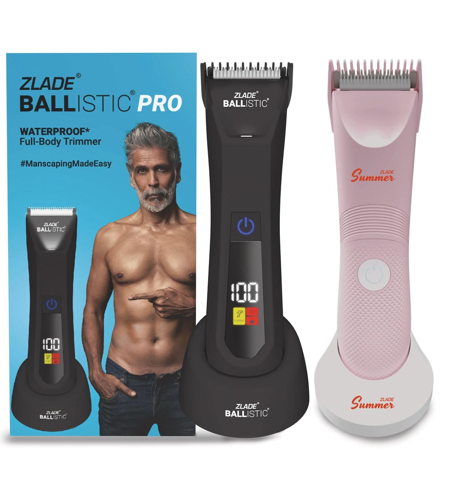ZLADE Ballistic Pro Full-Body Trimmer for Men + Summer Full Body Trimmer for Women (Unisex Combo)