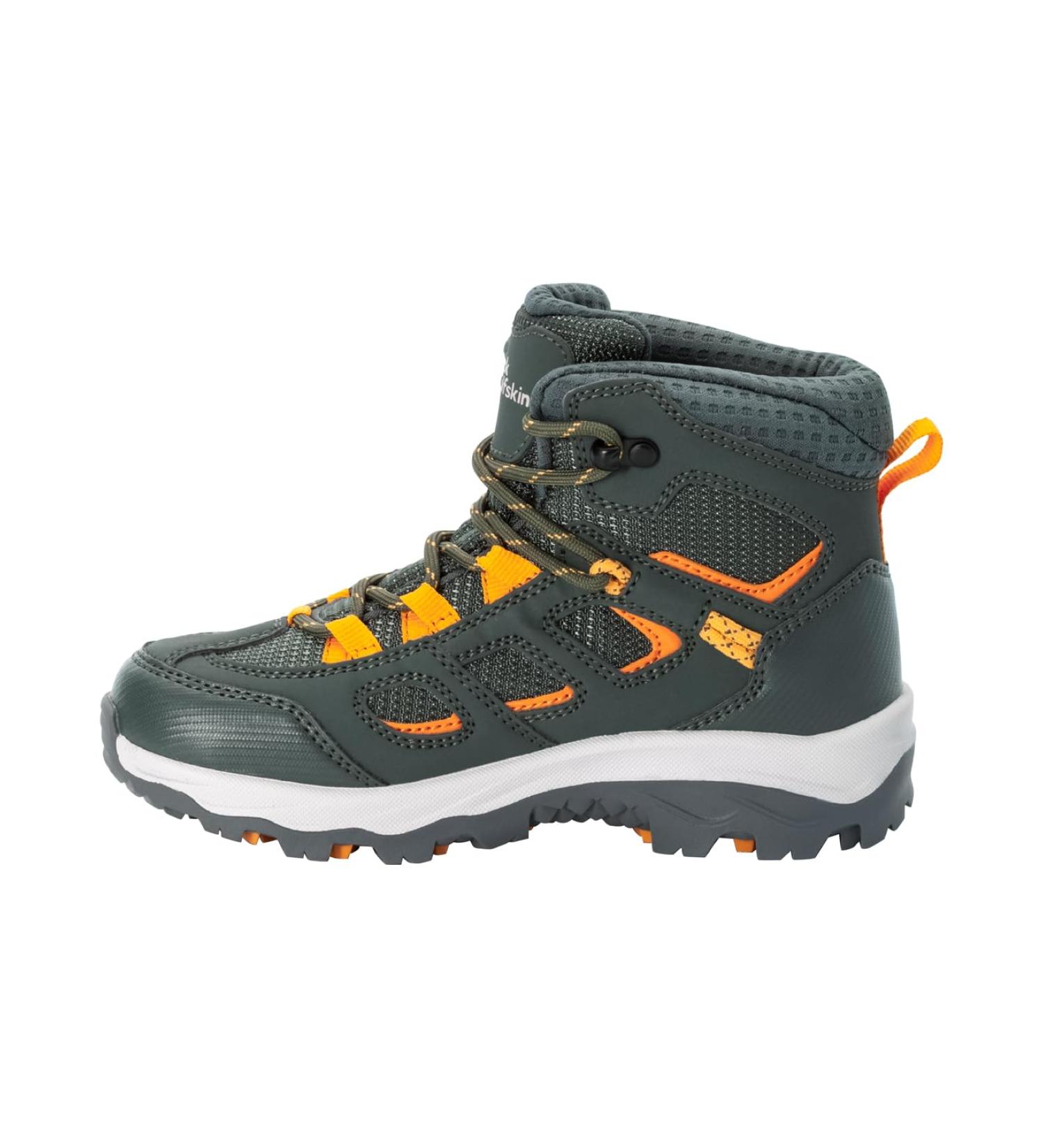 Jack Wolfskin Unisex Kids 4042181 Hiking Boots - Size 28 EU - Slate Green | International Shipping Available - Buy Online on GoSupps.com