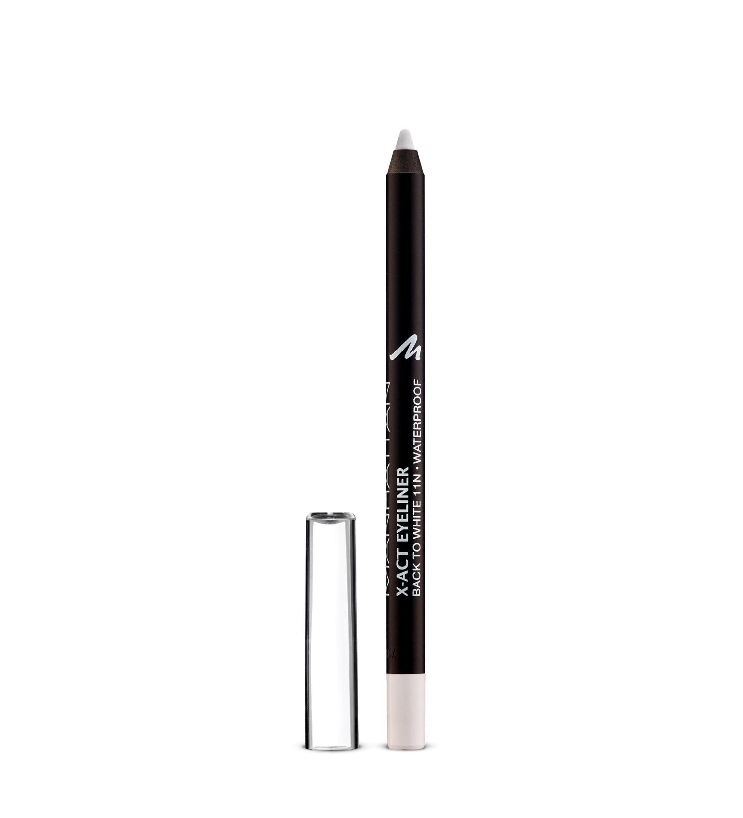 Manhattan X-act Eyeliner Pen - Waterproof White Eyeliner for Perfect Precision - Black to White - 1g (1 Pack) - International Shipping - Buy Online on GoSupps.com