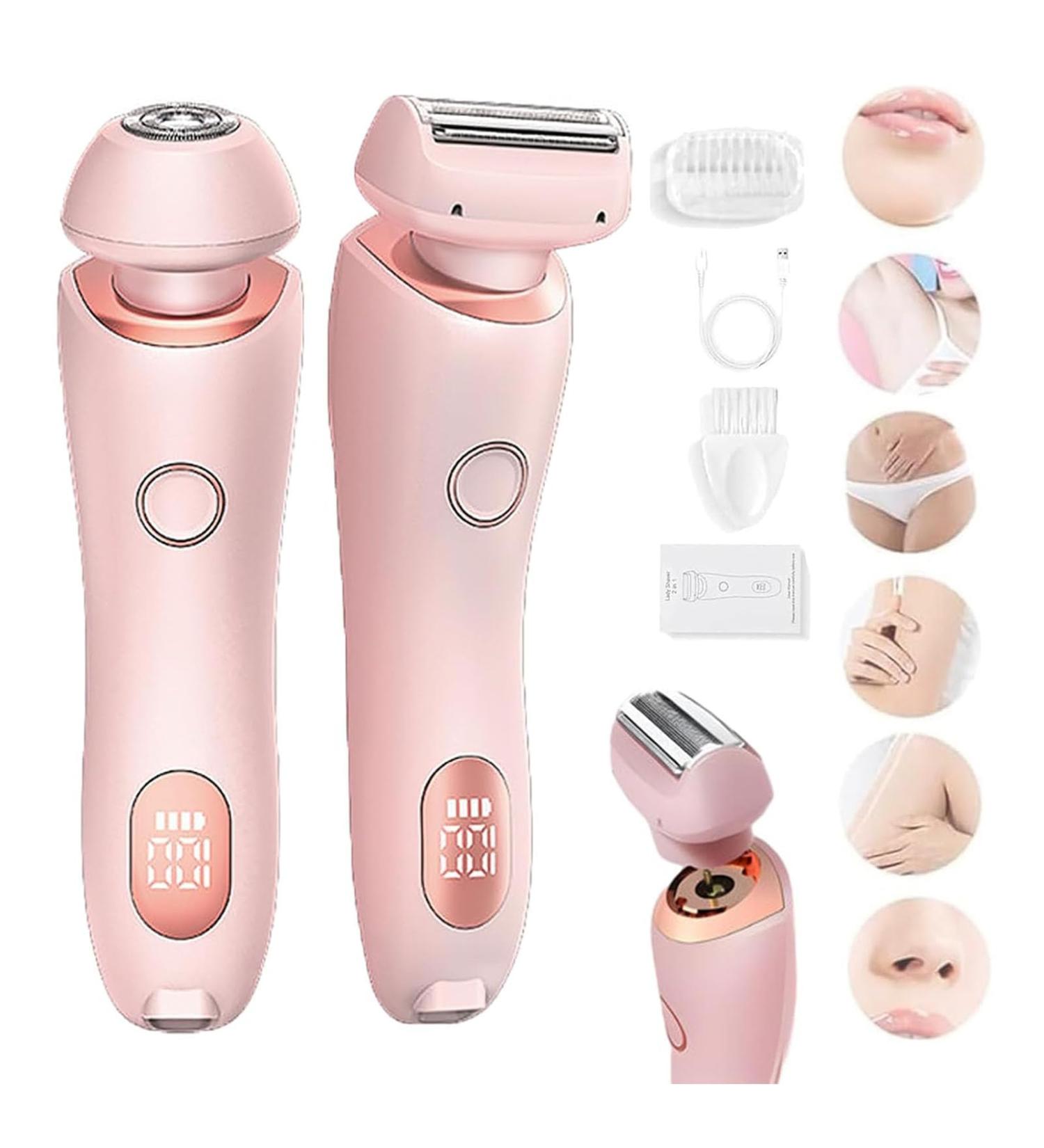 Duskofficial Razor dusk Official Shaver dusk Official Electric Razor silk Glide Pro Shaver 3.0 2 In 1 Electric Shaver Razors for Women electric Waterproof Shaver for Women bikini Shaver for Women (A) - Buy Online on GoSupps.com