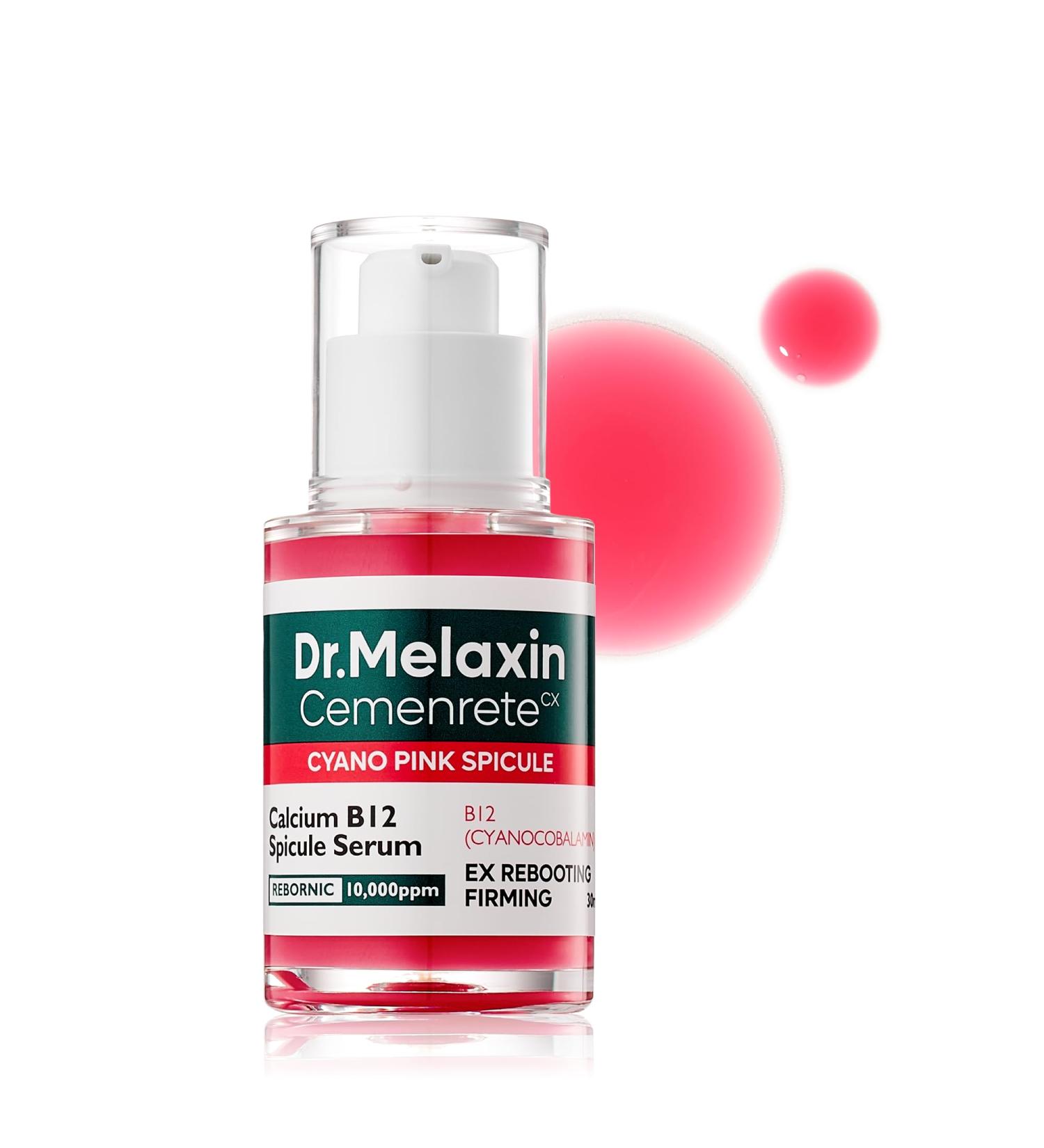 Cemenrete Cyano Pink Spicule Serum - Calcium & Vitamin B12 for Dark Circles Puffiness & Fine Lines - 1.01 fl. oz - Buy Online on GoSupps.com