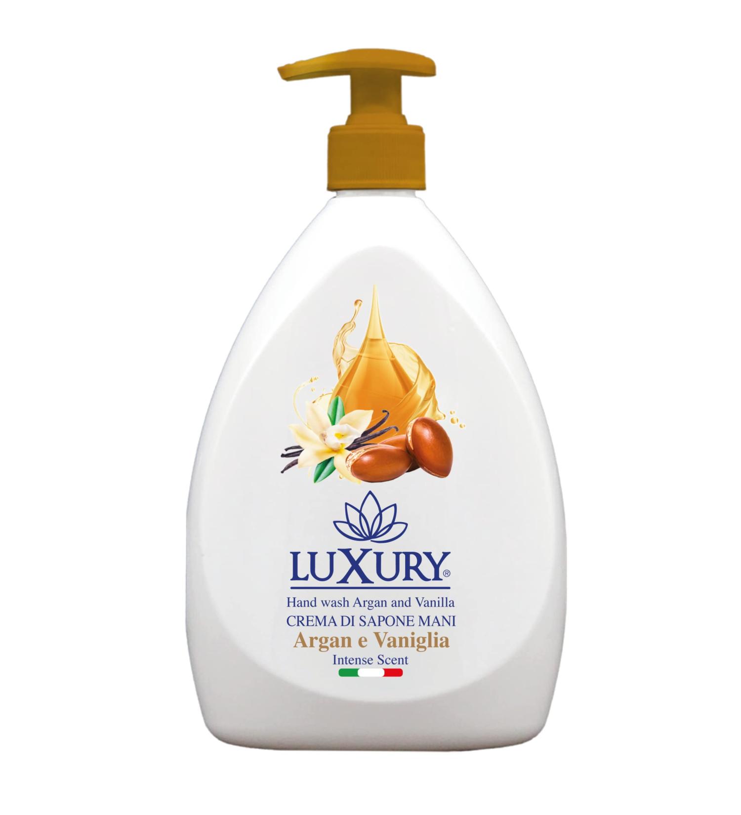 Luxury Luxury Savon Mani Argan and Vanilla Liquid 750 ml