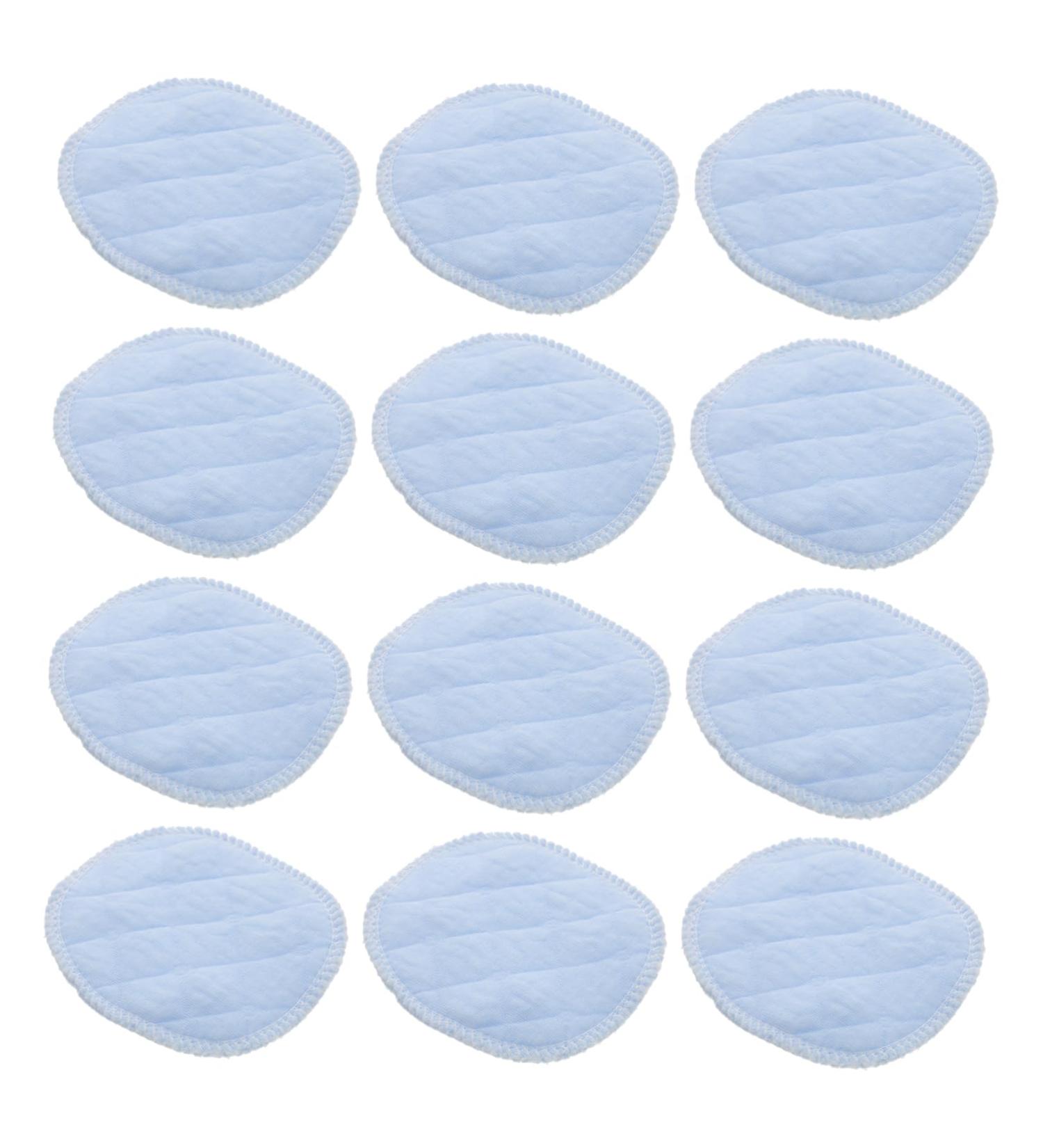 30 Washable Absorbent Breast Pads - Cotton Nursing Discs for Baby Milk Spill Protection - Buy Online on GoSupps.com