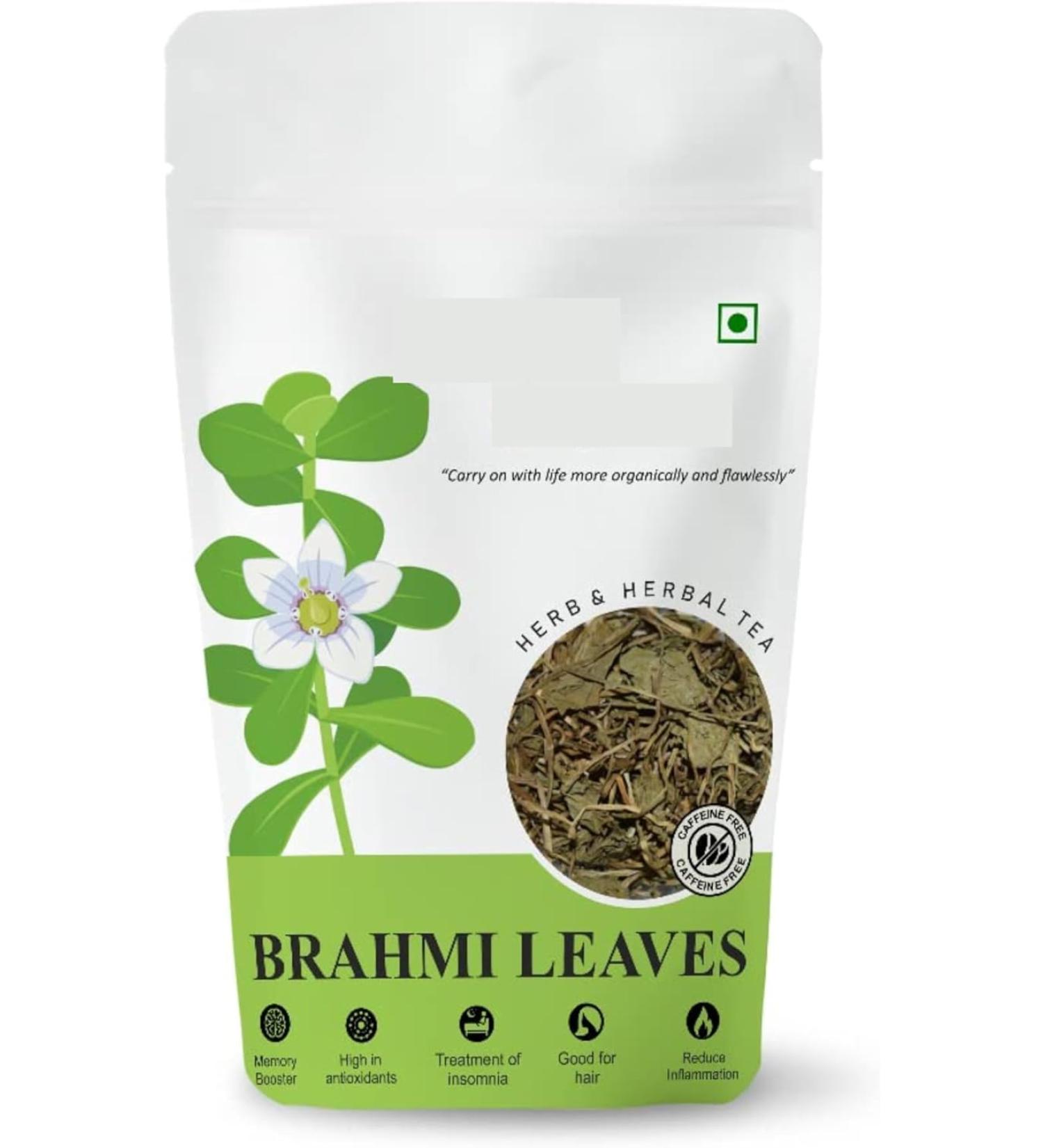 Brahmi Plant Leaves 50 g Bacopa monnieri - Buy Online on GoSupps.com