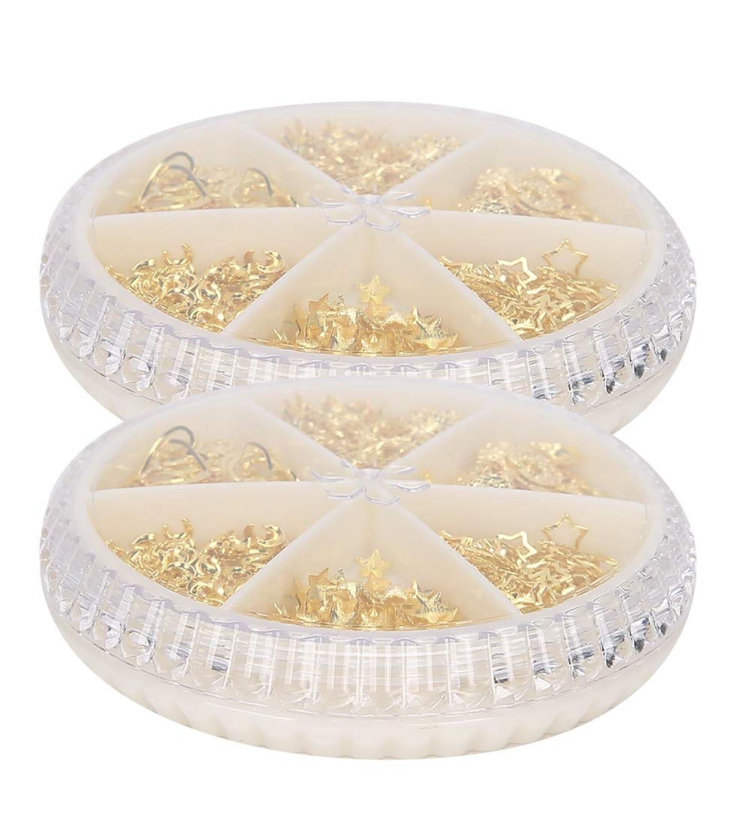 Buy Dekaim Nail Art Decorations - Metal Nail Ornaments for Stunning Makeup | XS Size | International Shipping - Buy Online on GoSupps.com