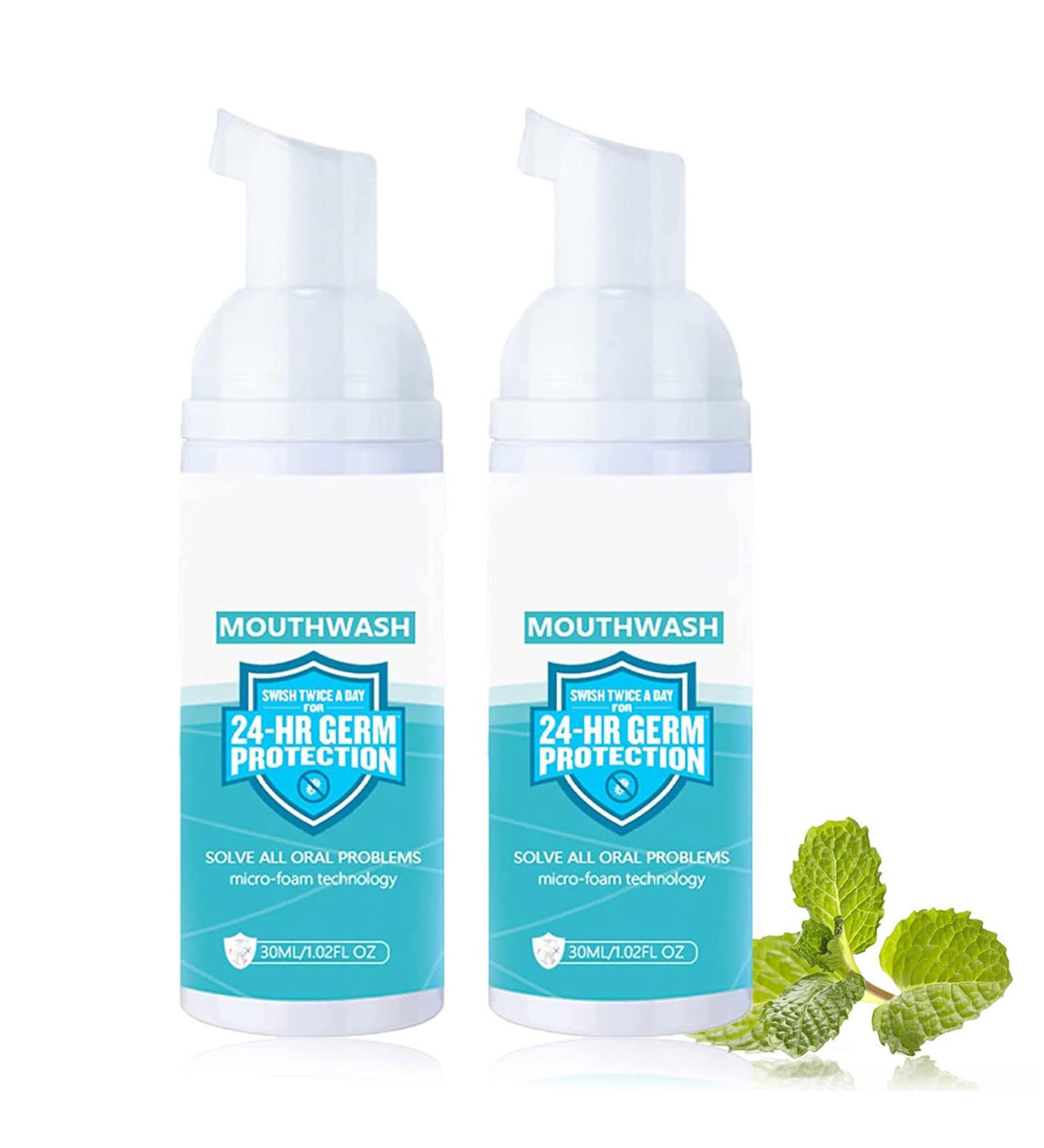 Mouthwash Foam Set - Teeth Whitening and Calculus Removal | Eliminate Bad Breath (2PCS) - Buy Online on GoSupps.com