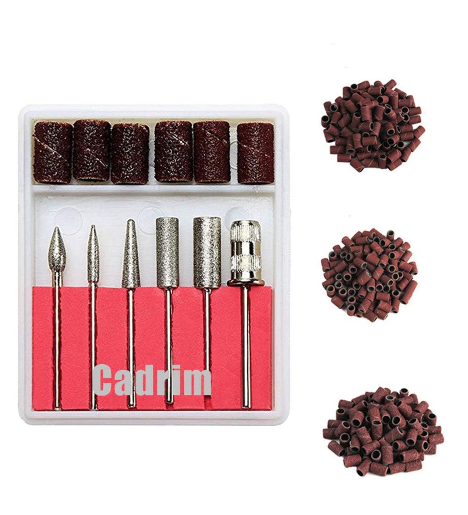 Cadrim Electric Nail Drill Bits and Sanding Bands - Professional Manicure and Pedicure Kit - Buy Online on GoSupps.com