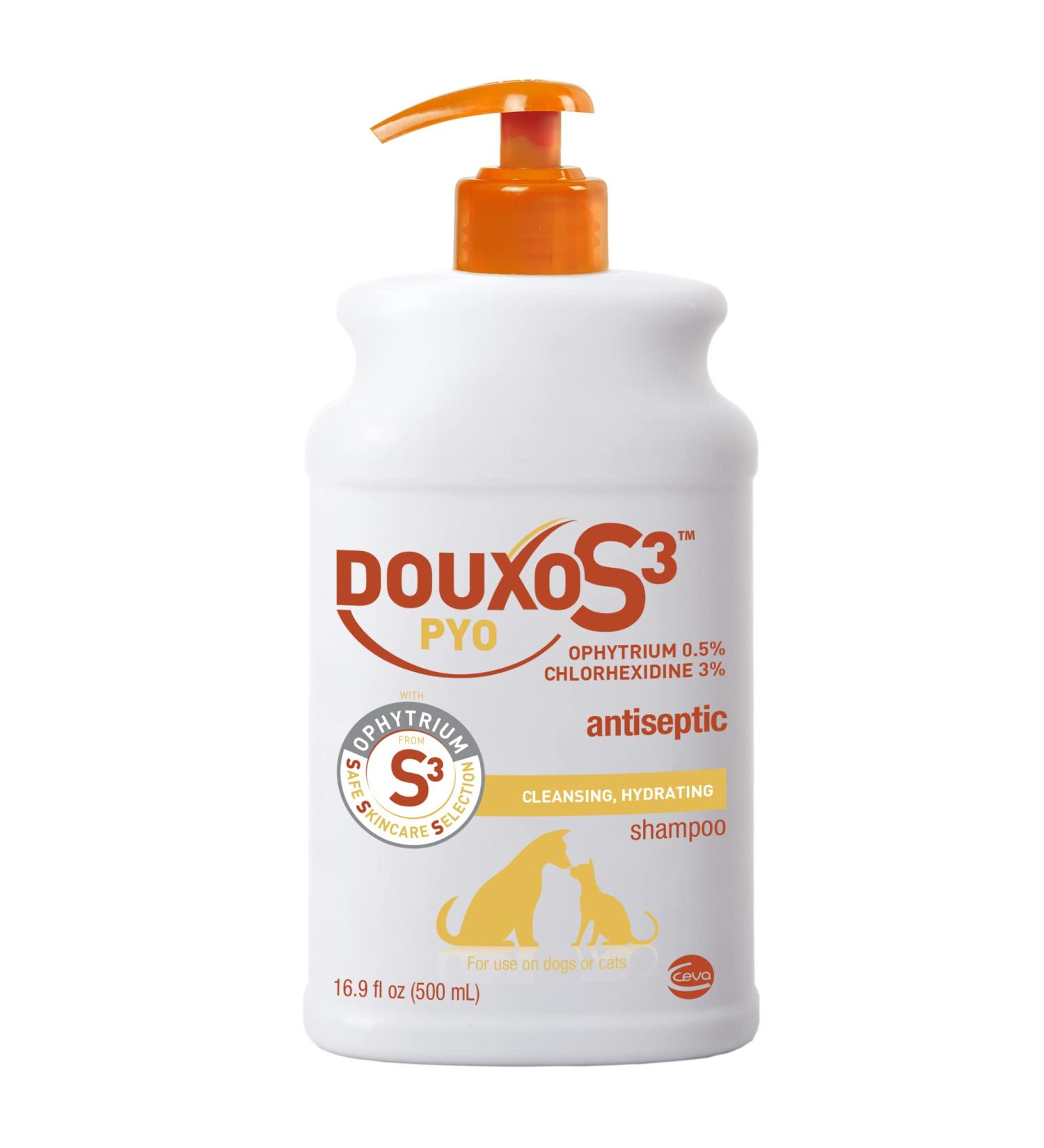 Douxo S3 PYO Shampoo 16.9 oz - Gentle and Effective Pet Shampoo - Buy Online on GoSupps.com