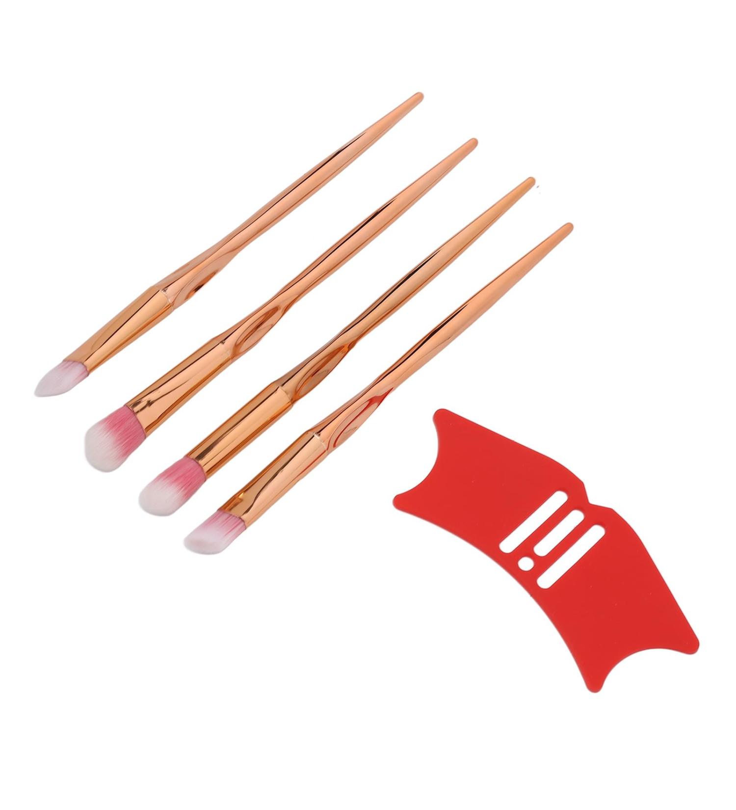 Yosoo Makeup Tools Set - Silicone Eyeliner Stencil Nose Shadow Mascara & Makeup Brush | International Shipping Available - Buy Online on GoSupps.com